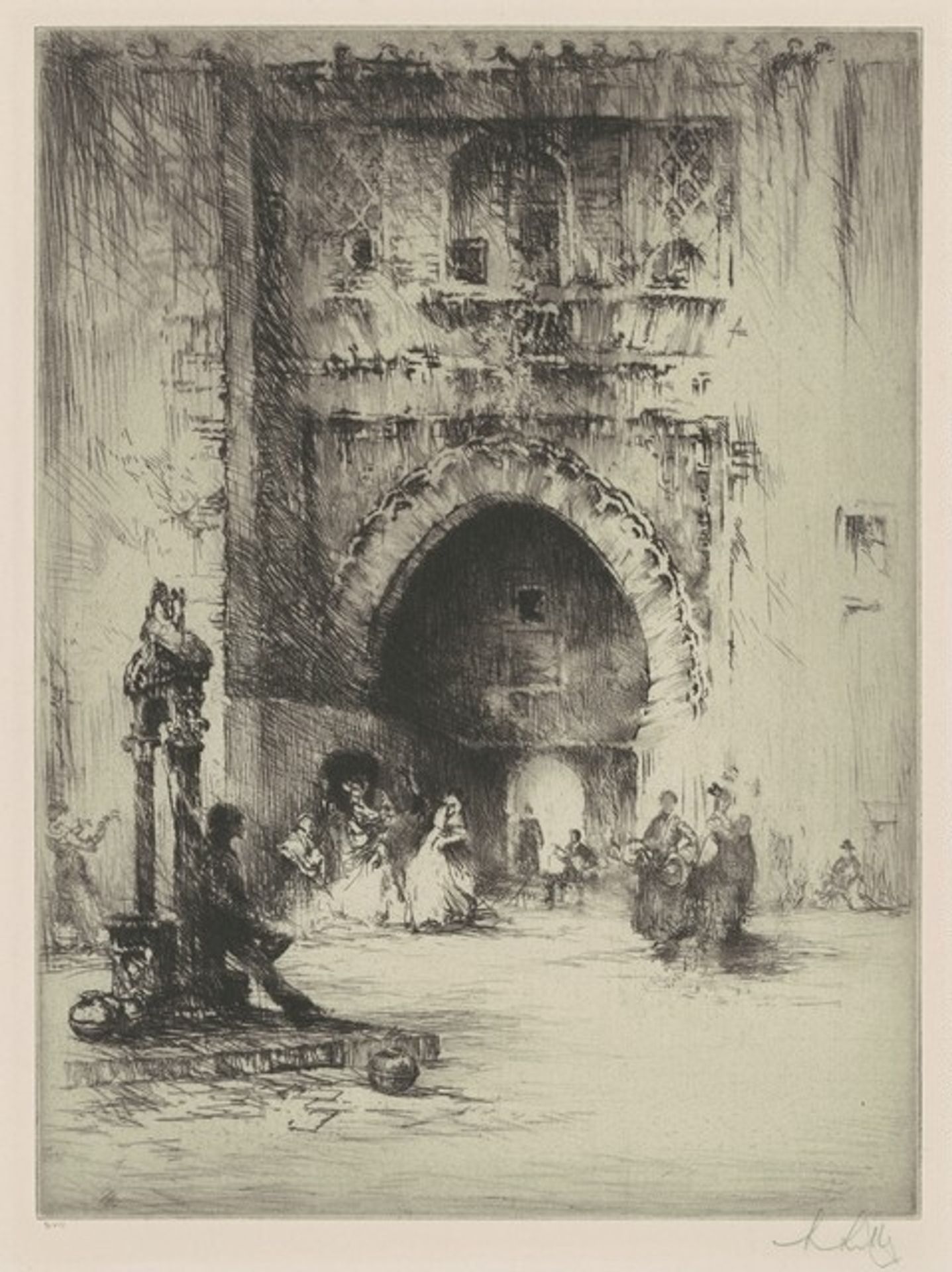 A Spanish Holiday, Granada by Sidney Mackenzie Litten