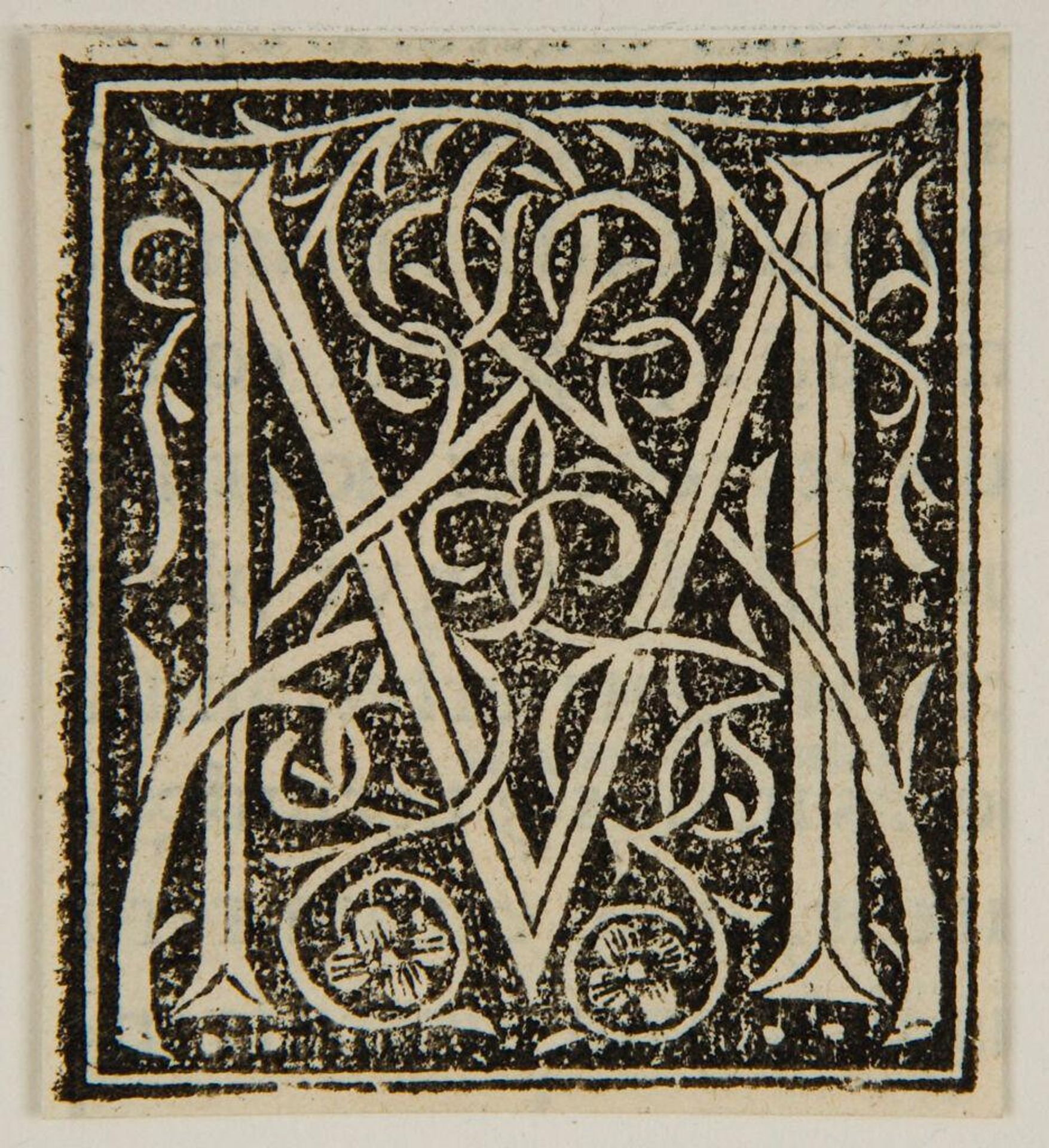 Letter M by Anonymous
