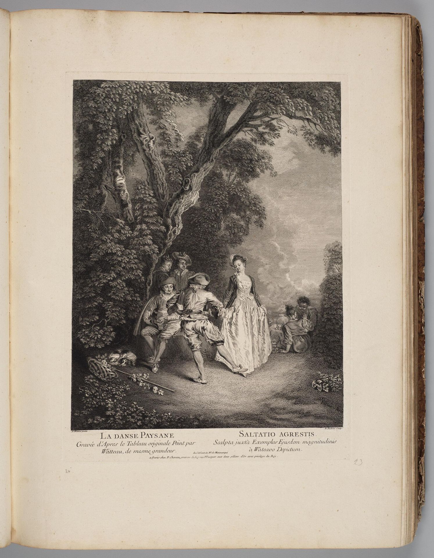 The Country Dance by BenoÃ®t Audran the Younger