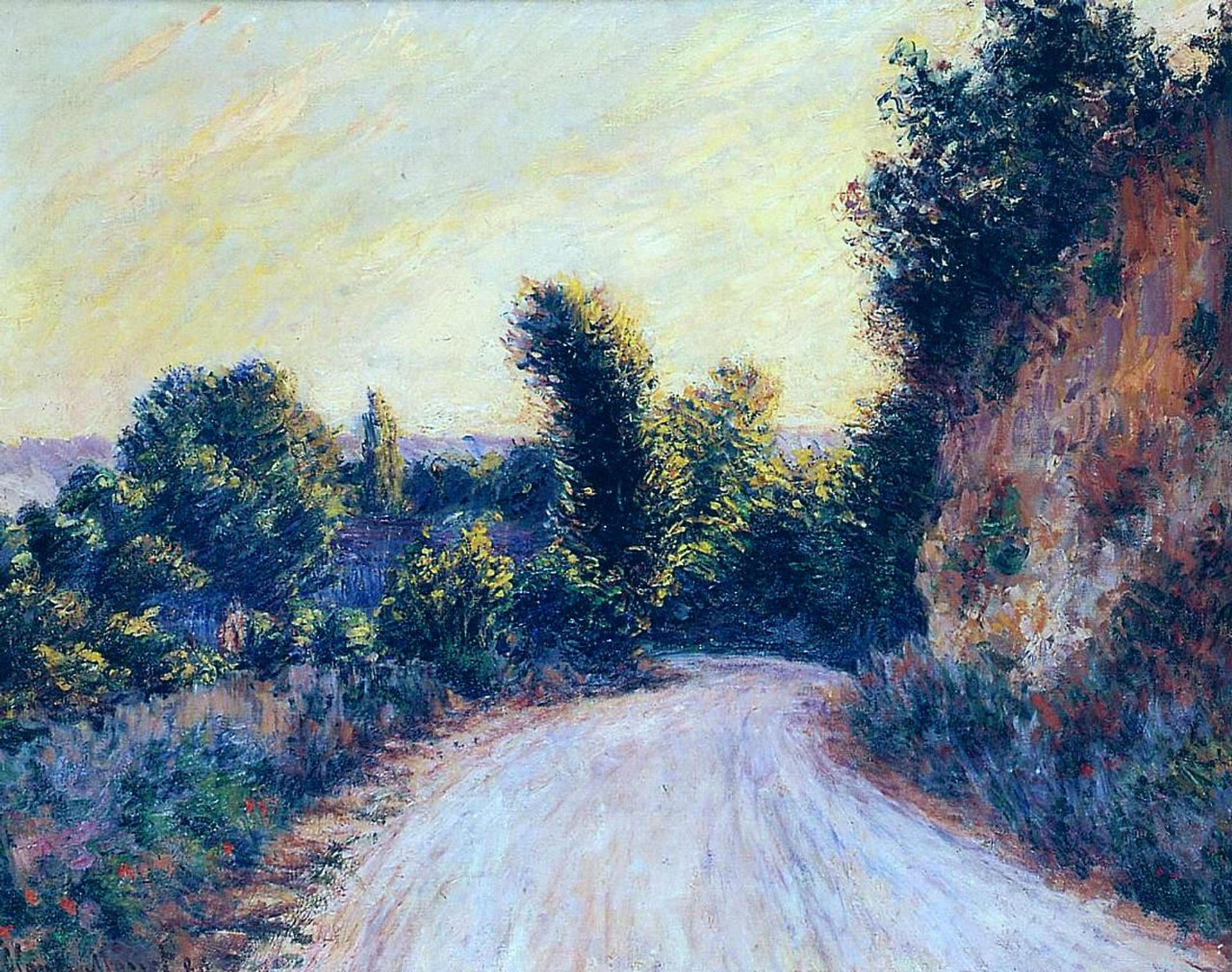 Road near Giverny by Claude Monet