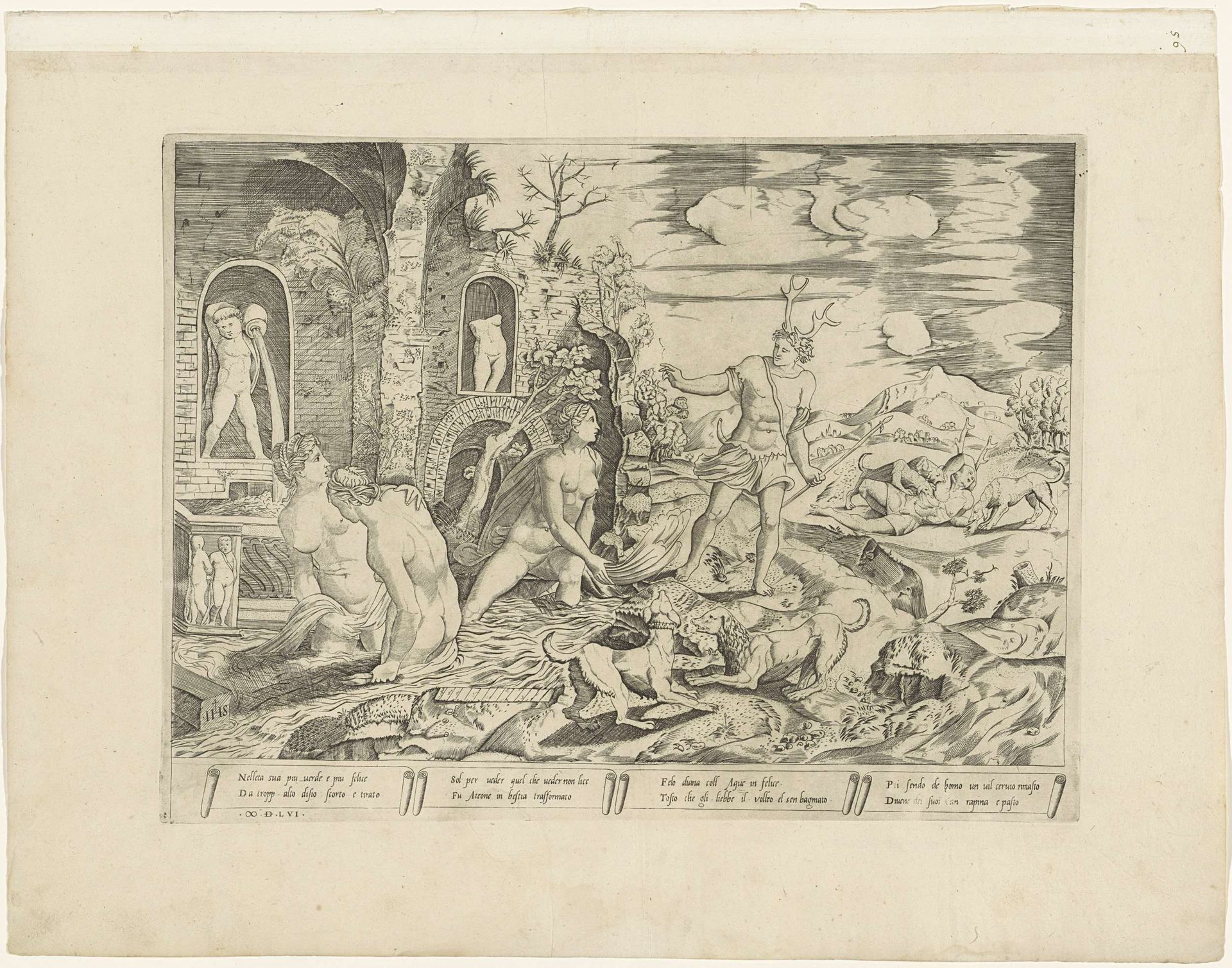 Diana en Actaeon by Anonymous