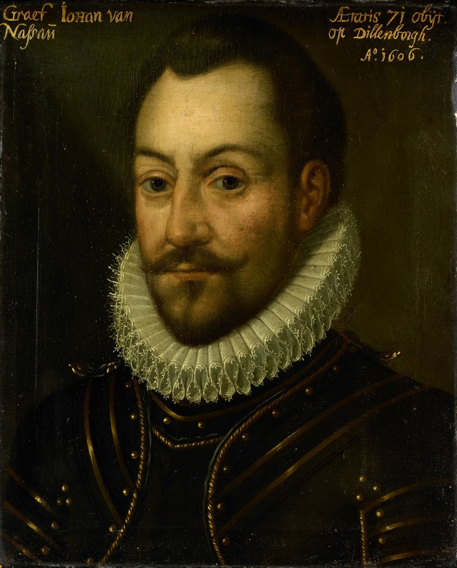 Portrait of an Unknown Count or Officer, possibly Jan the Elder (1535-1606), Count of Nassau by Anonymous