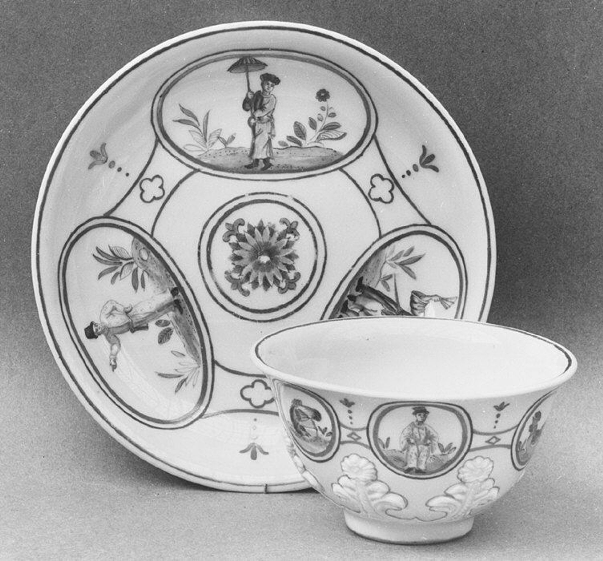 Cup and saucer by Vienna