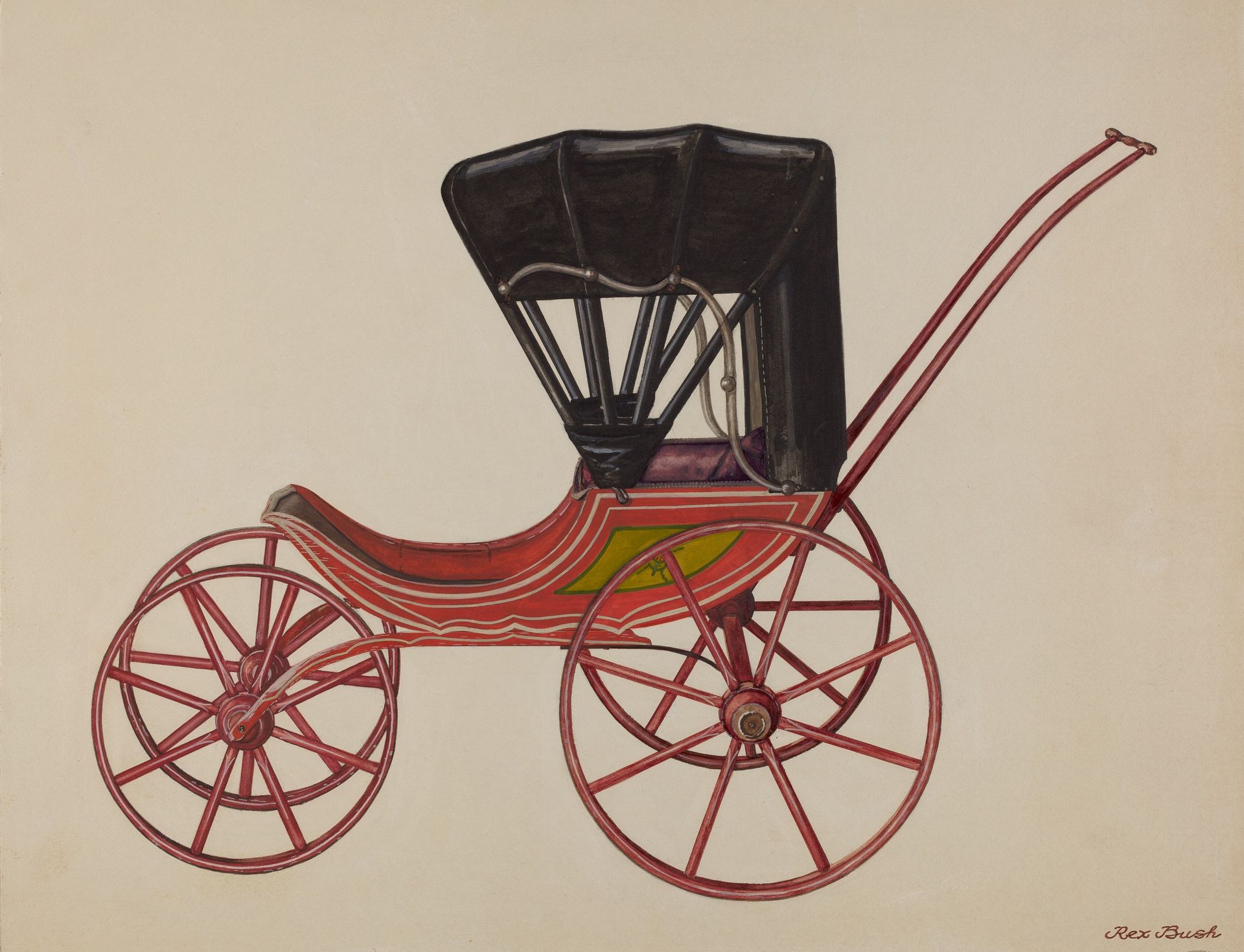 Doll Carriage by Rex F. Bush