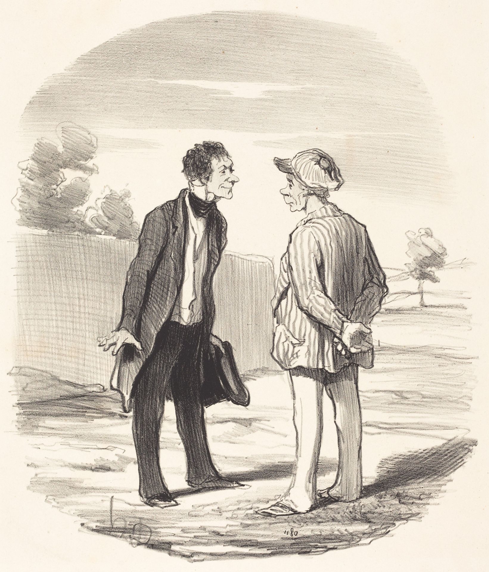Oui, monsieur Gimblet, l'ordre ne sera... rétabli... by Honoré Daumier