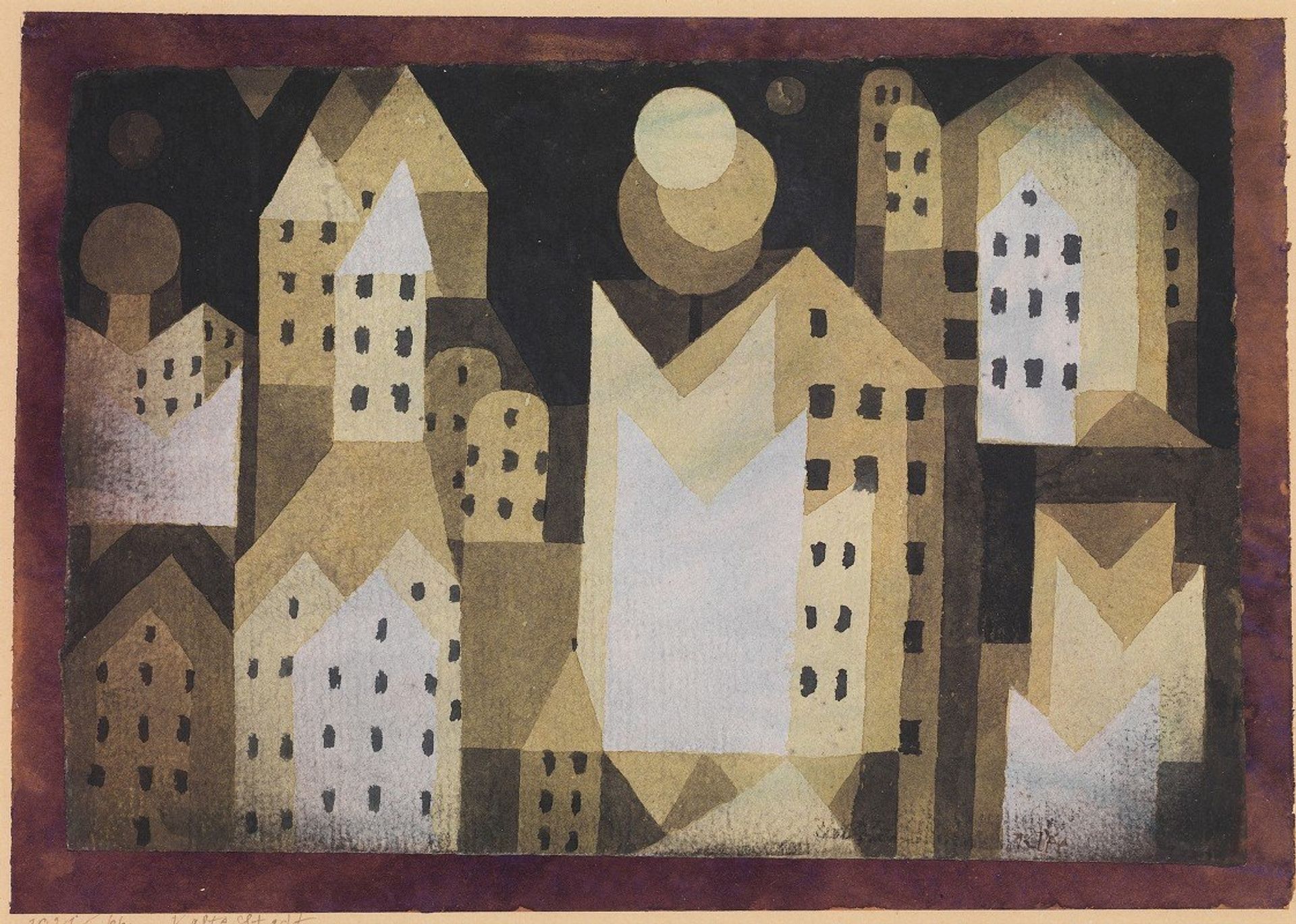 Cold City by Paul Klee