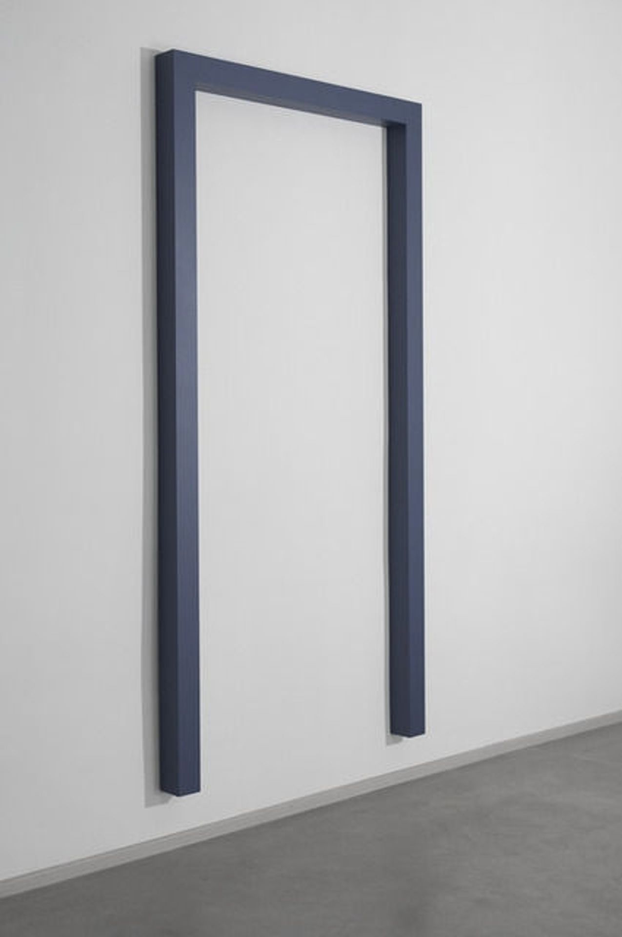 Intense blue-gray portal III, 1 by Gianni Piacentino