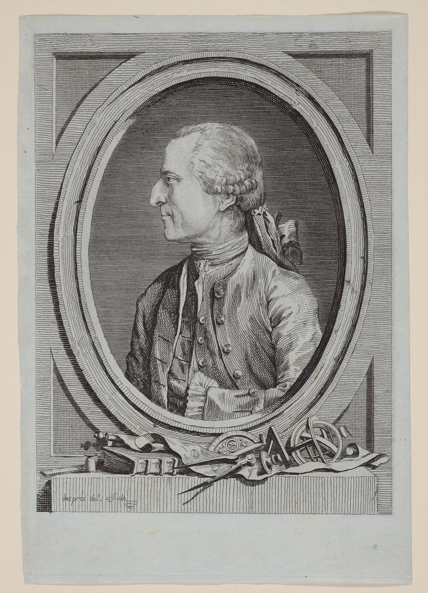 Antoine de ChÃ©sie by Louis Jean Desprez