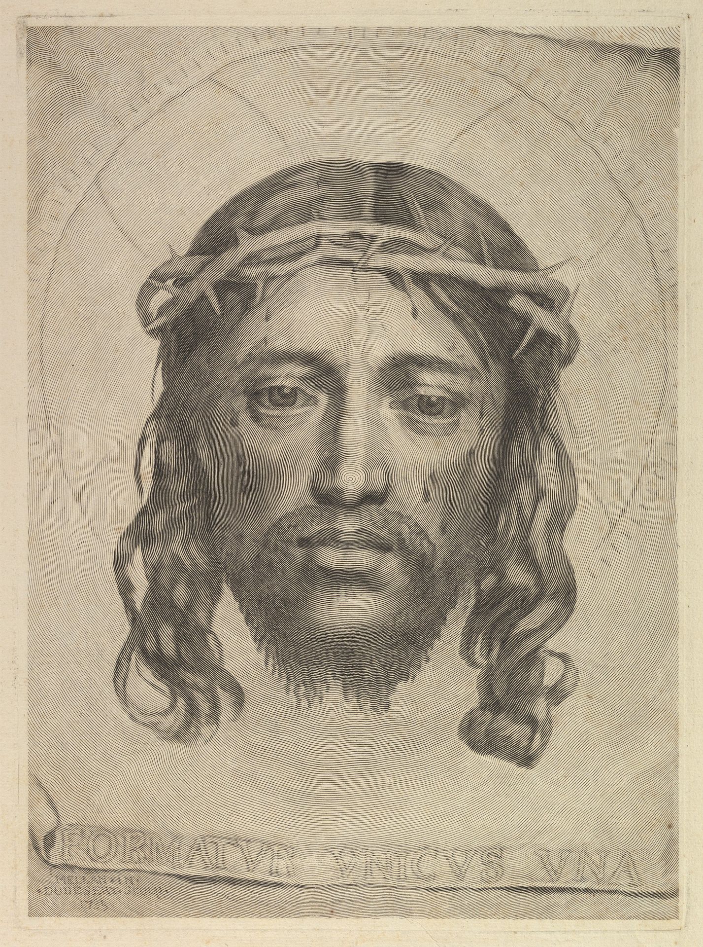 Face of Christ on St. Veronica's Veil by Dudesert or Du Desert