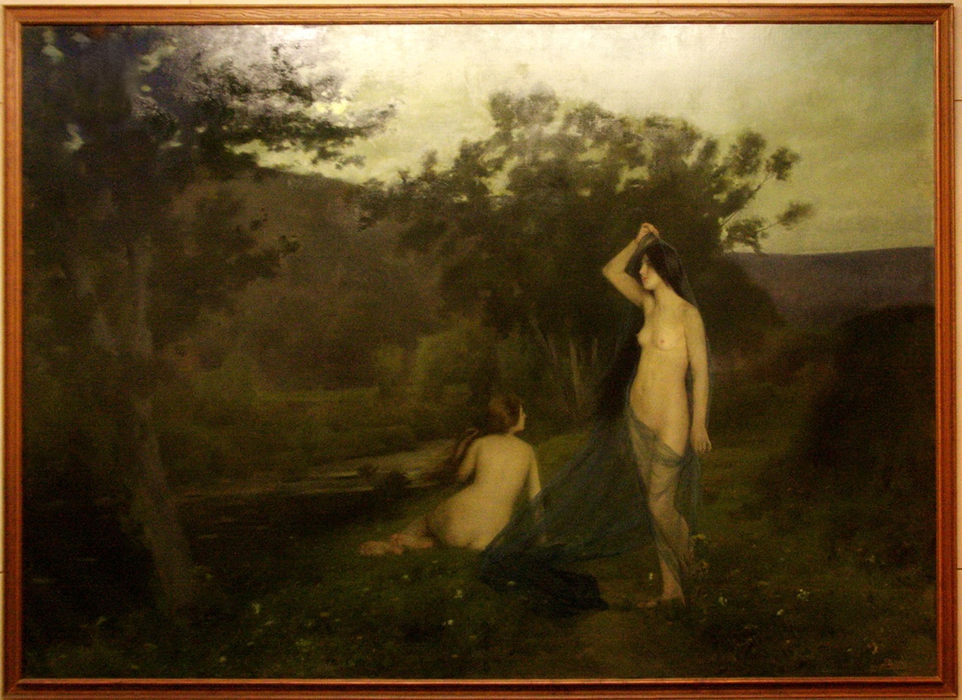The Nymphs of the Oca river by Joan Brull