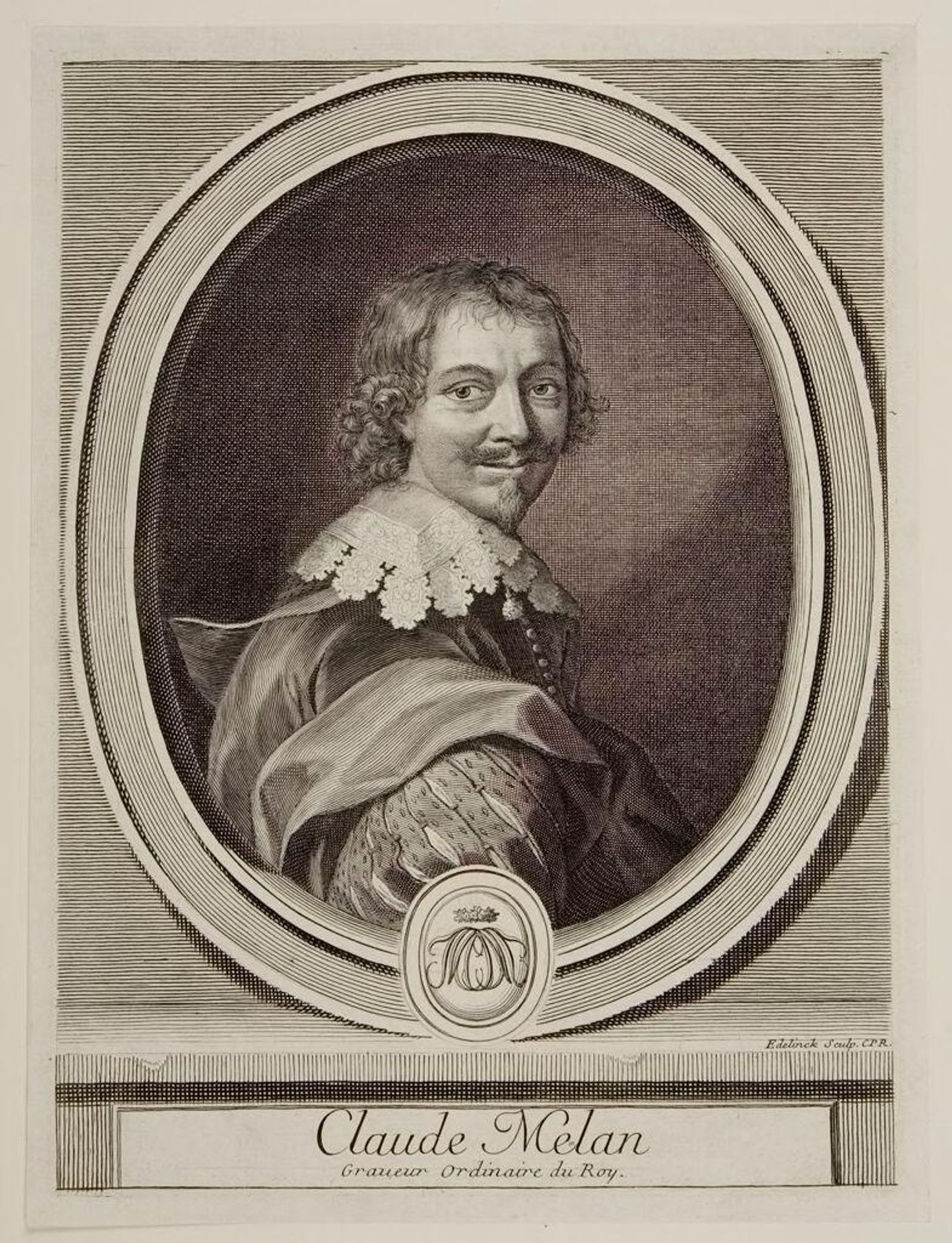 Claude Mellan by Gérard Edelinck