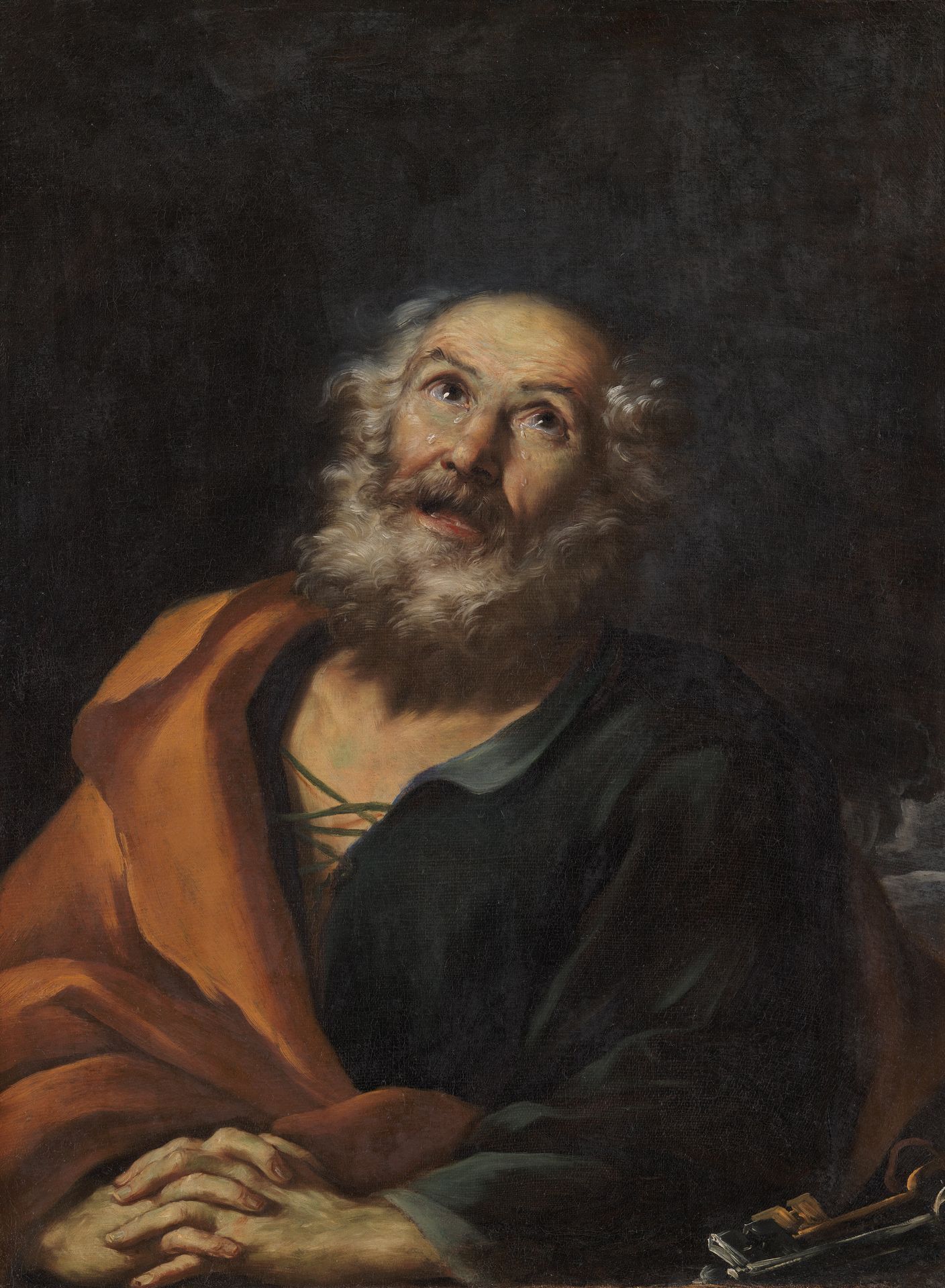 Saint Peter Penitent by Girolamo Troppa