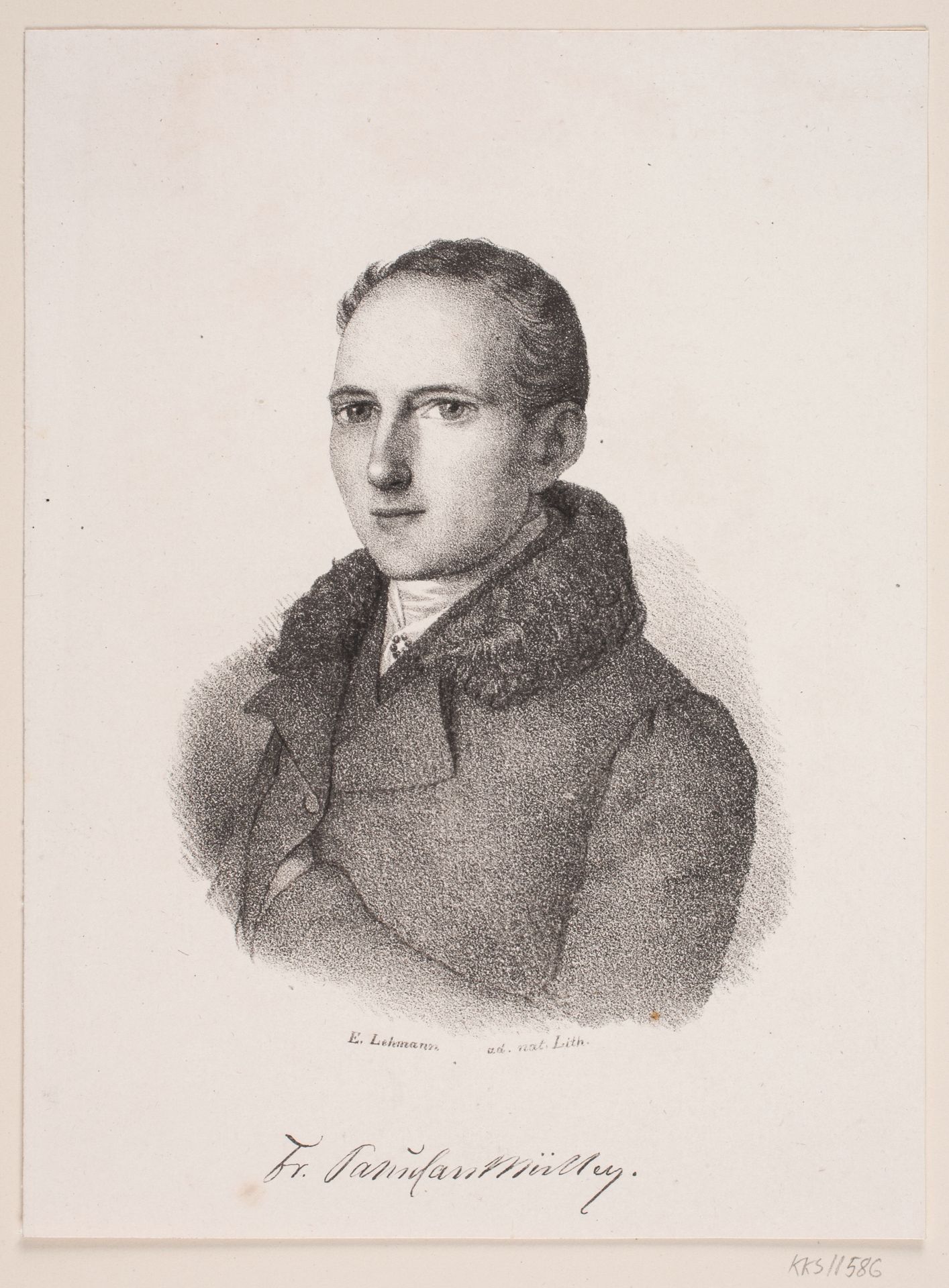 Frederik Paludan-Müller by Edvard Lehmann
