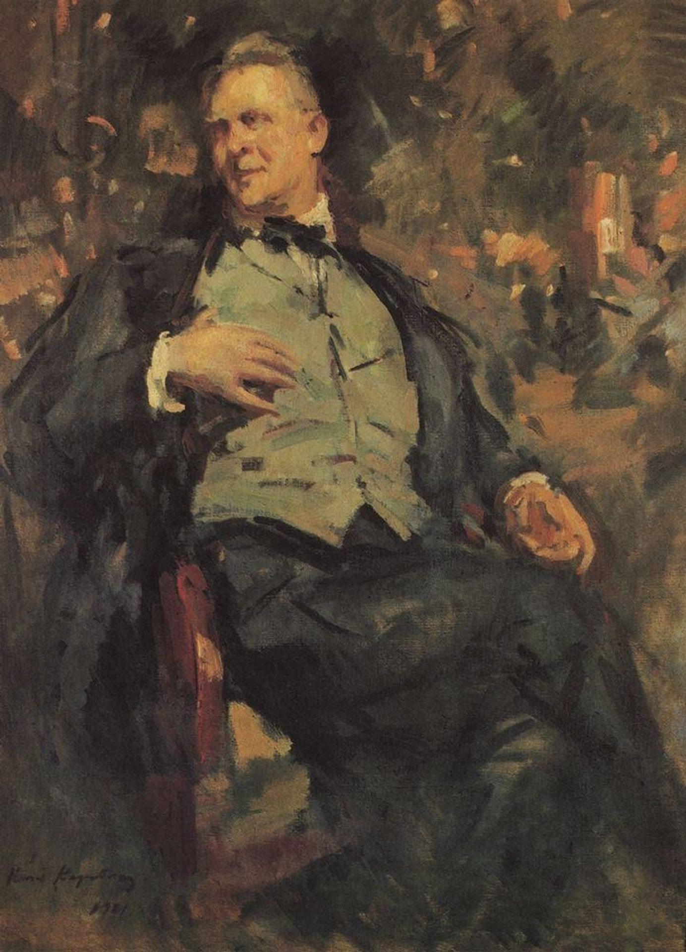 Portrait of Chaliapin by Konstantin Alexeevich Korovin