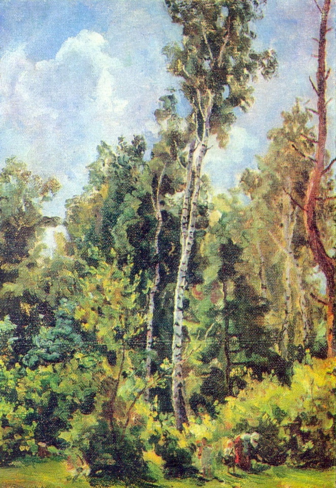 In the woods by Pyotr Konchalovsky