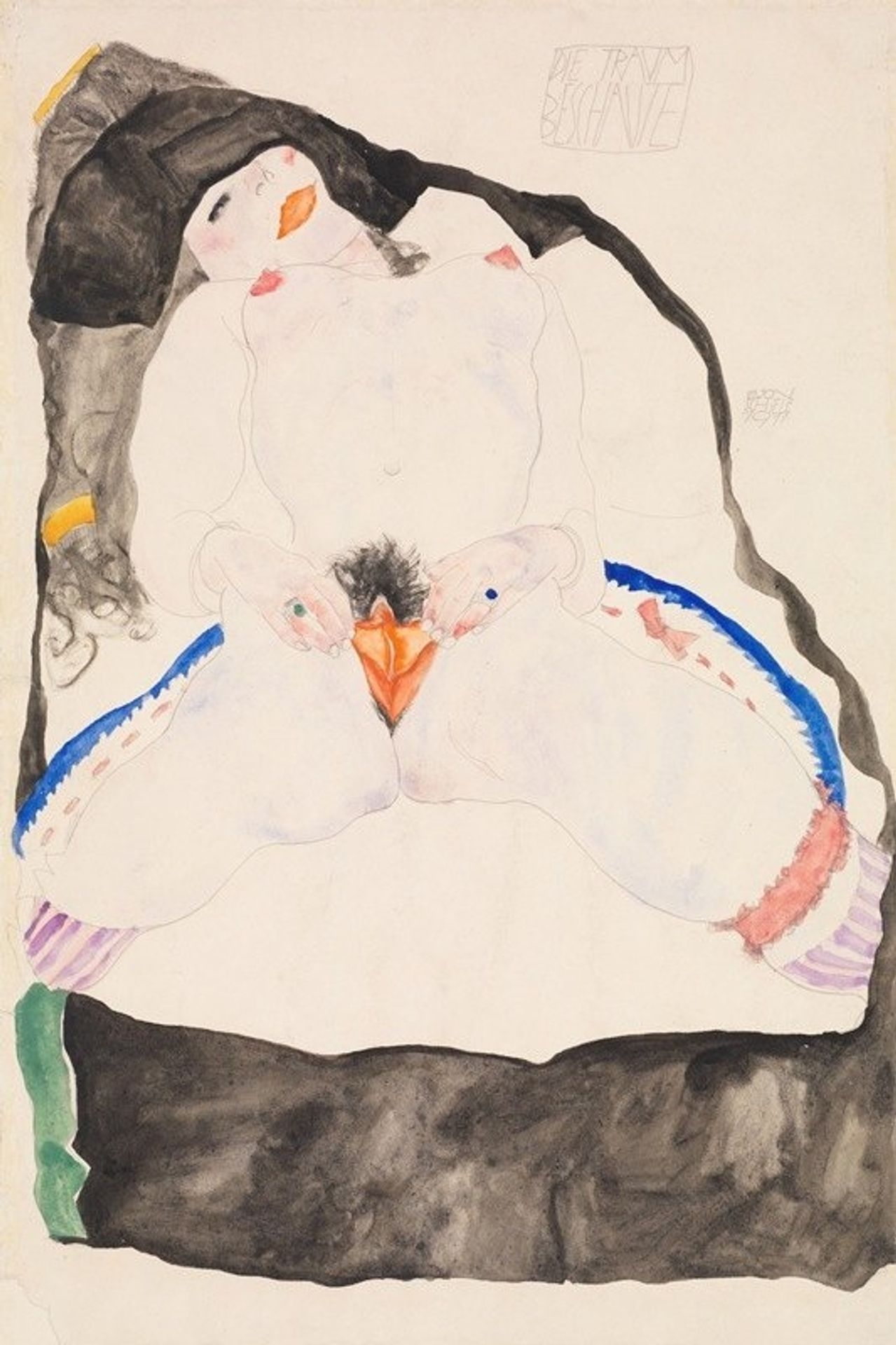Observed in a Dream by Egon Schiele