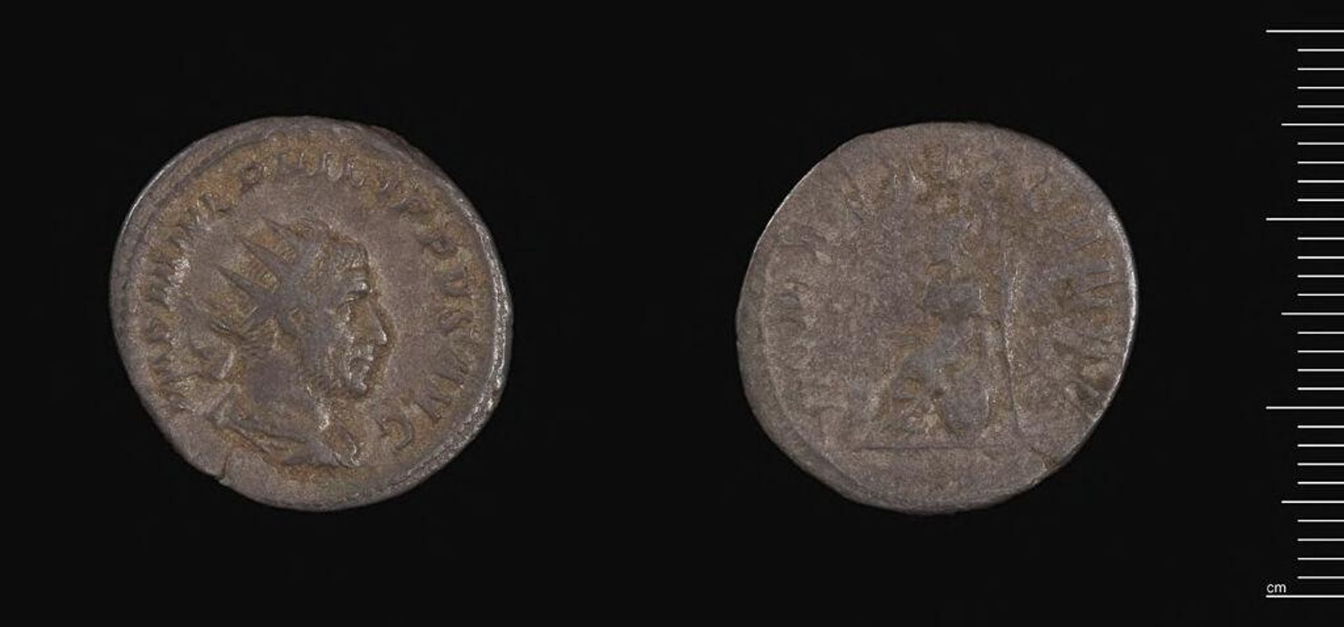 coin of Philip I by Philip I, the Arab