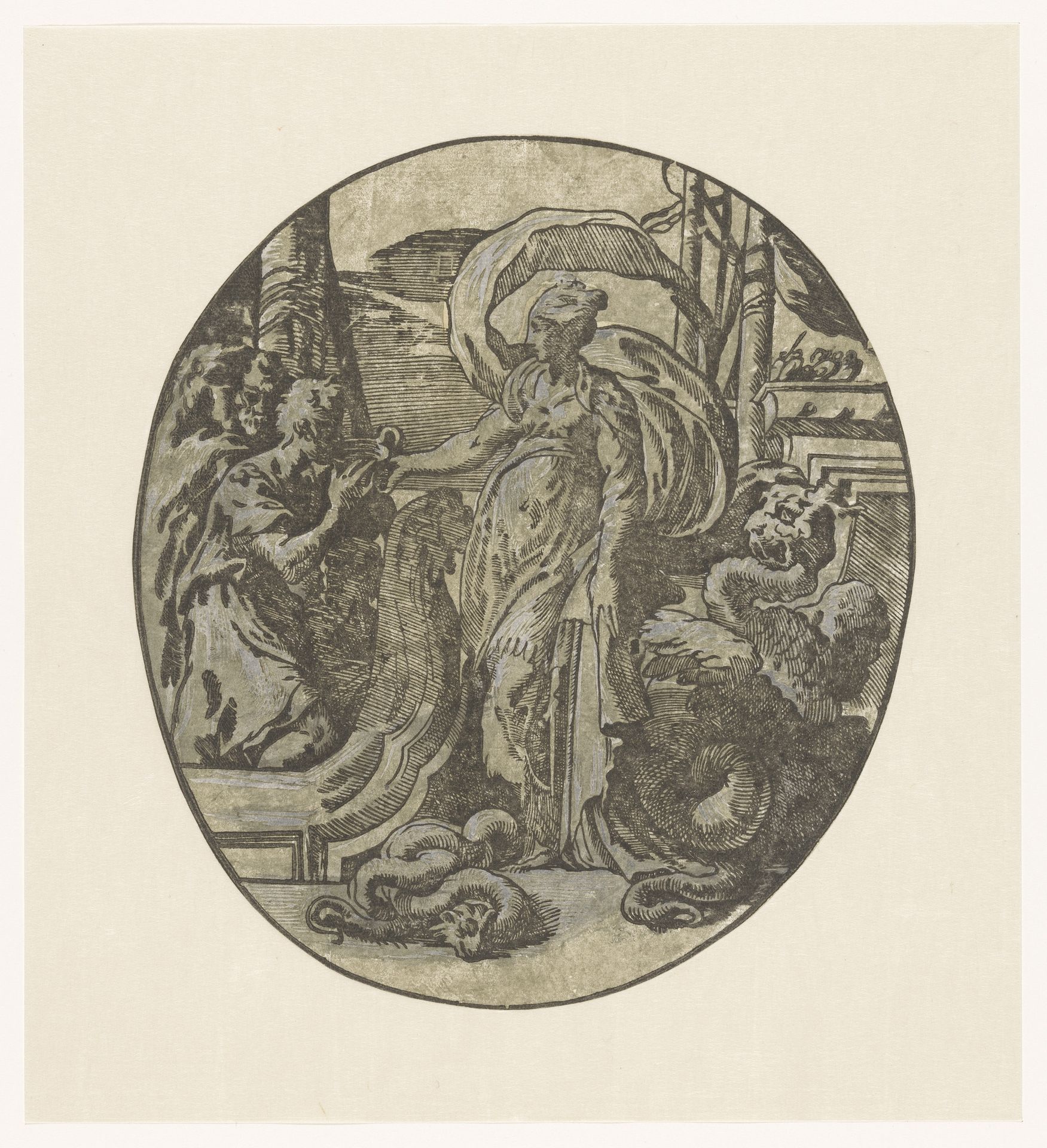 Odysseus op het eiland van Circe by Antonio da Trento