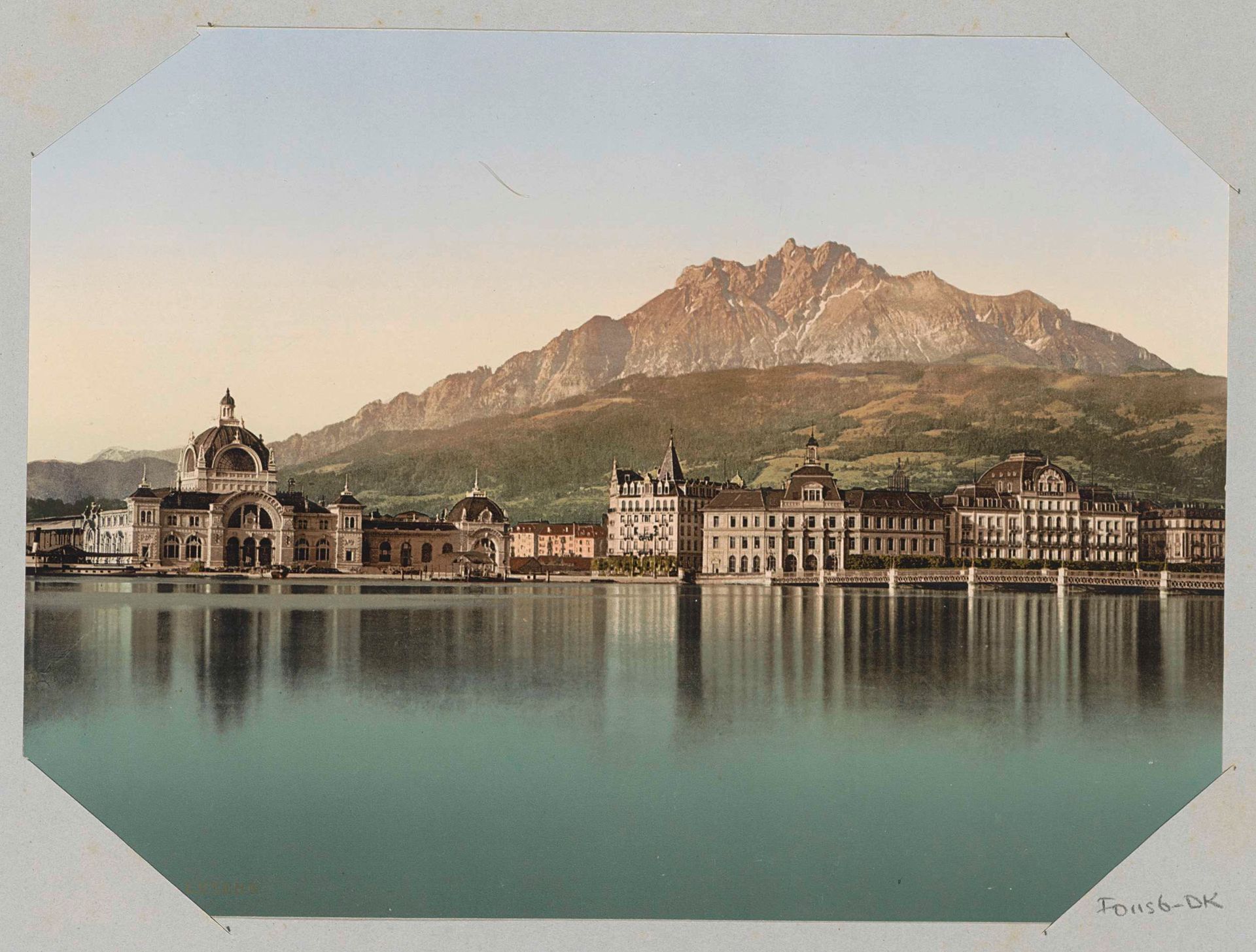 Gezicht op Luzern by Photochrom Zürich