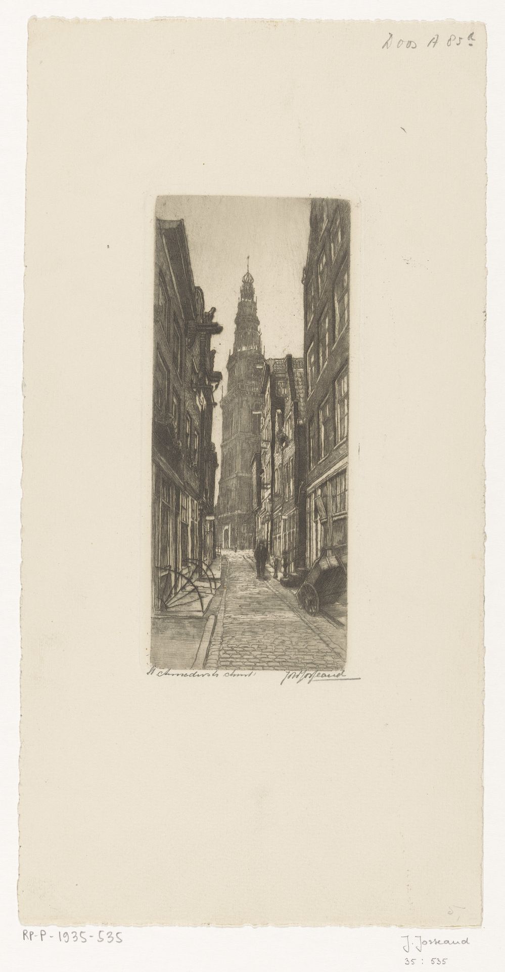 Sint Annendwarsstraat by Johannes Josseaud