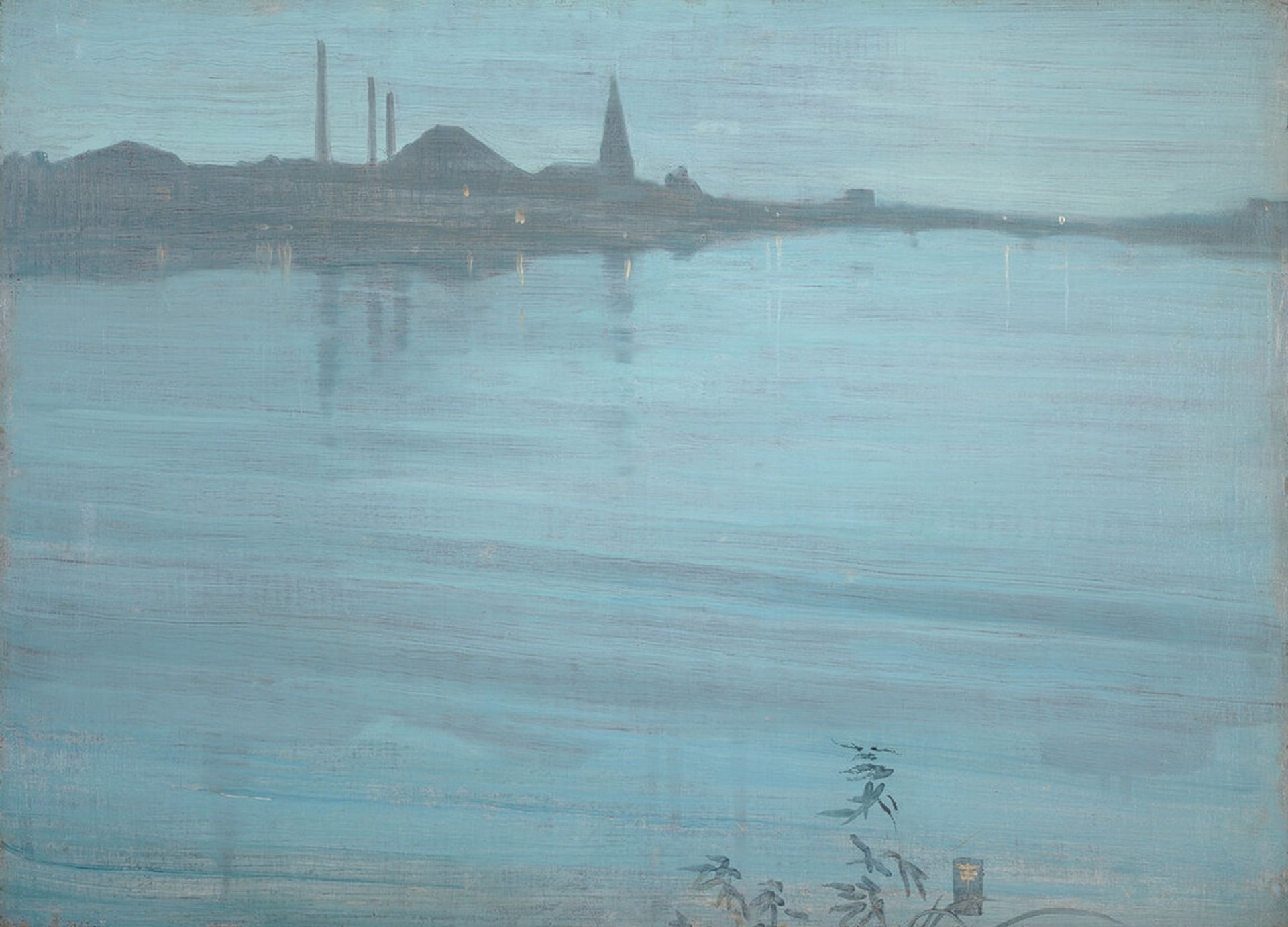 Nocturne in Blue and Silver by James Abbott McNeill Whistler