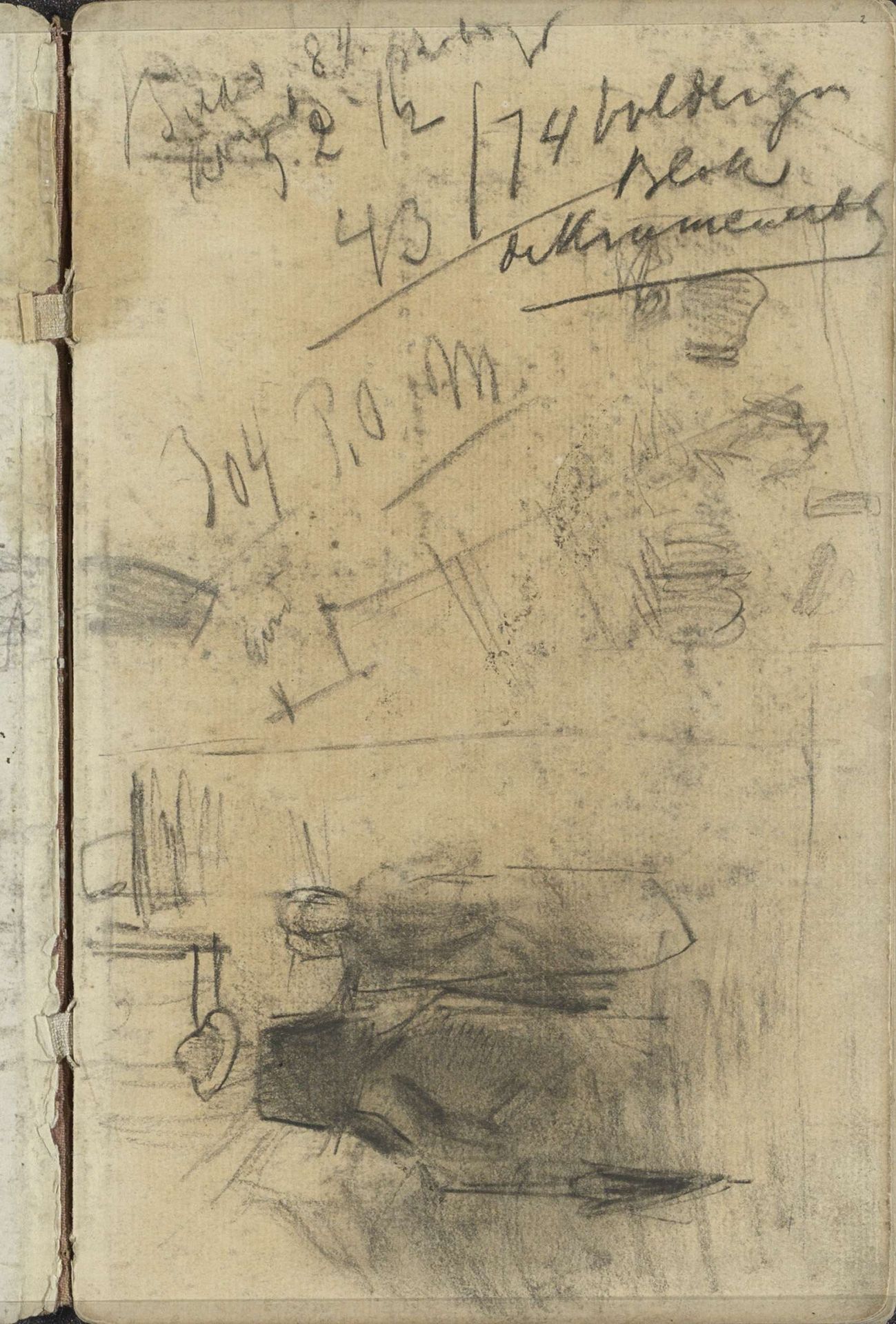 Studieblad by George Hendrik Breitner