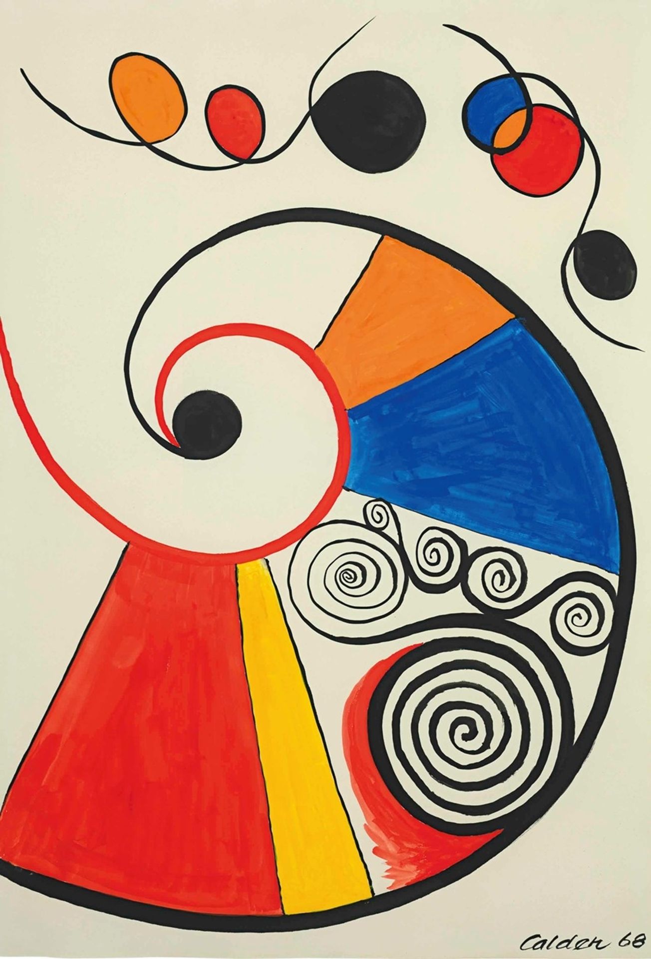 Nautilus and Loops by Alexander Calder