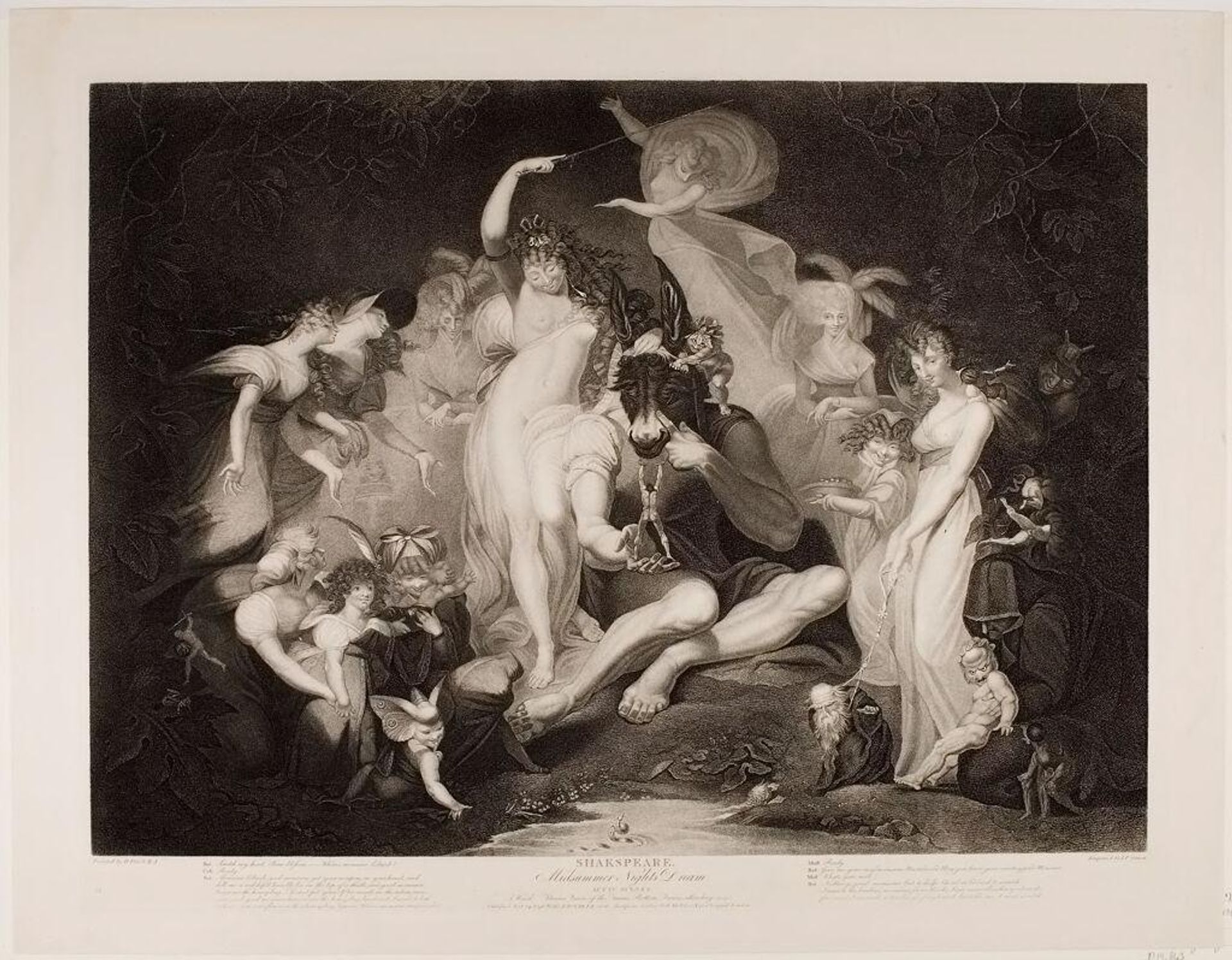 Midsummer Night's Dream, Act IV, Scene I by Jean Pierre Simon