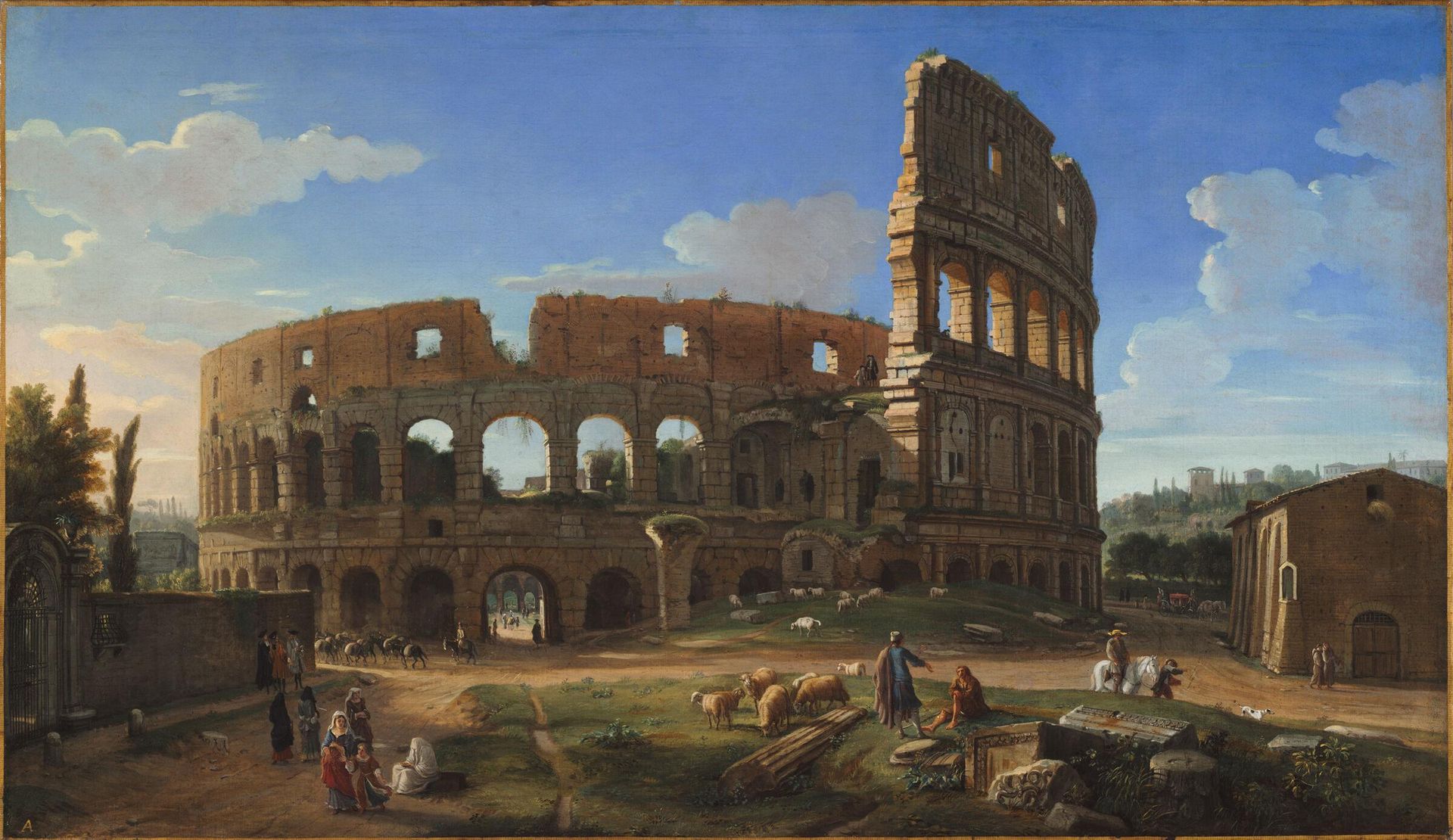 The Colosseum Seen from the Southeast by Gaspar van Wittel (called Vanvitelli)
