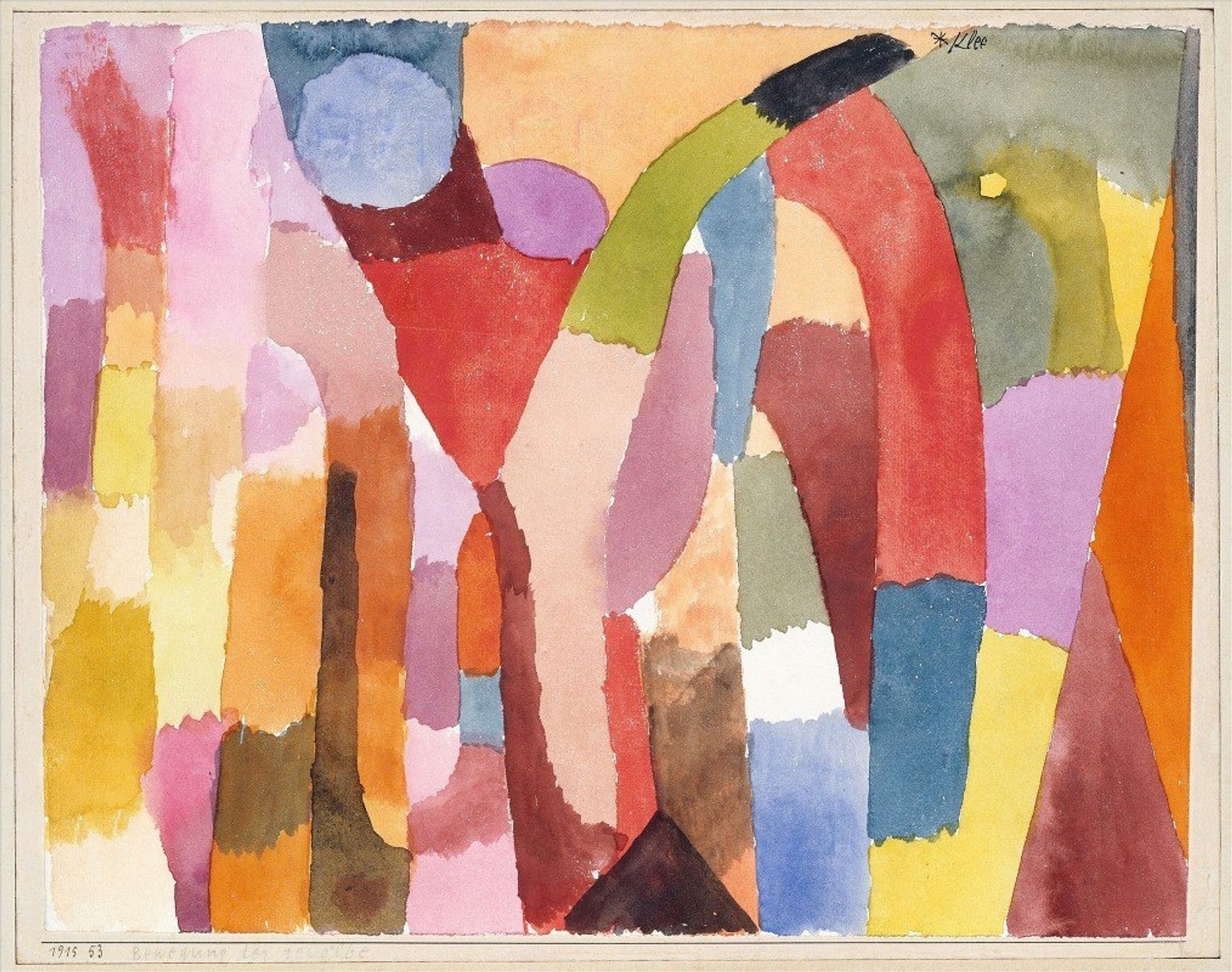 Movement of Vaulted Chambers by Paul Klee