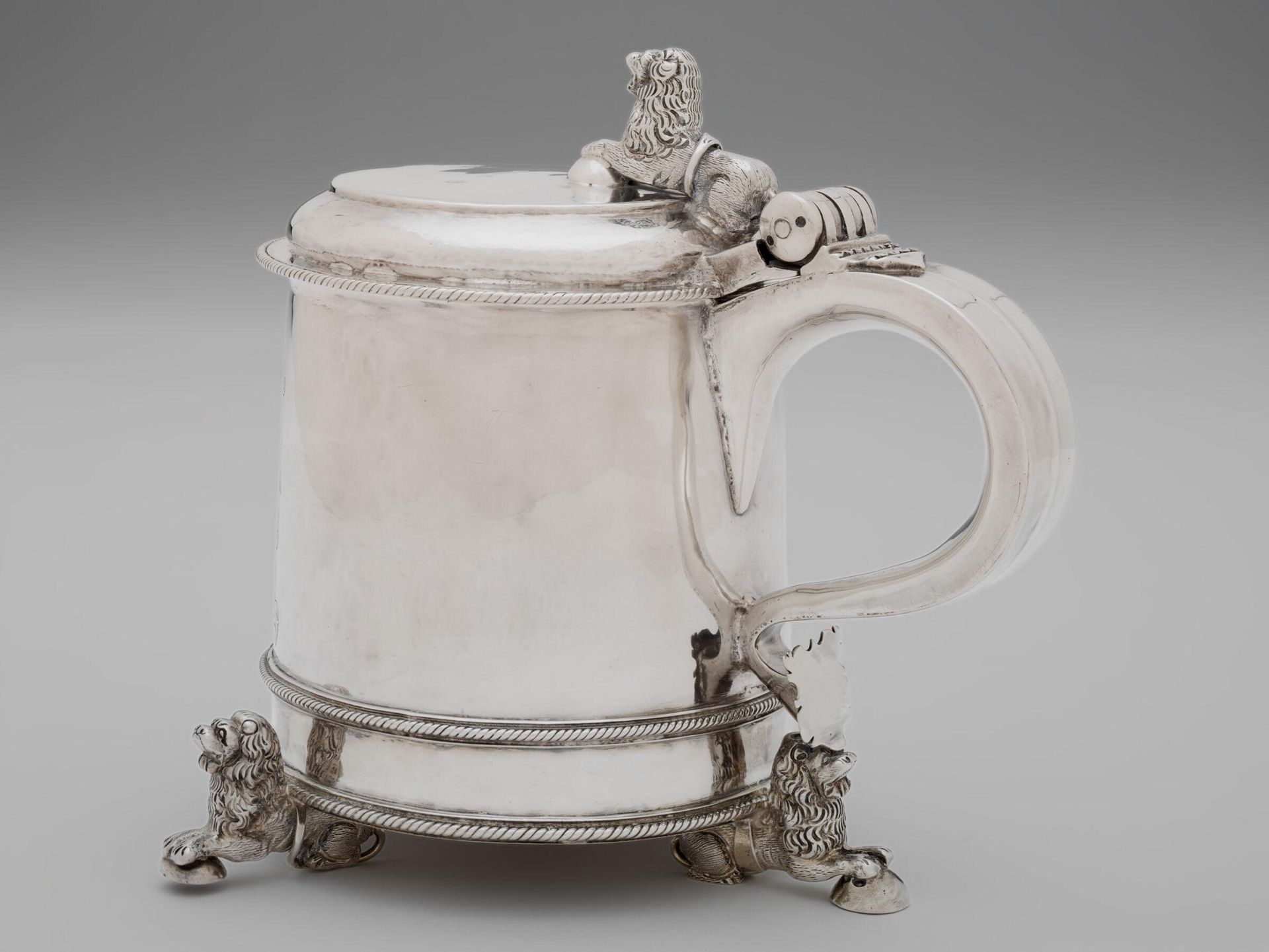 Tankard by Maker's mark RC between pellets in dotted circle