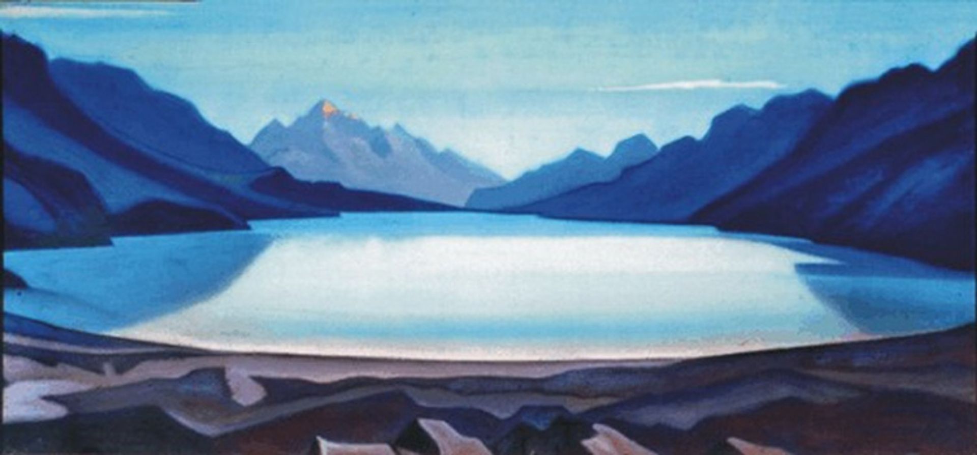 Lake Sheshnag by Nicholas Roerich