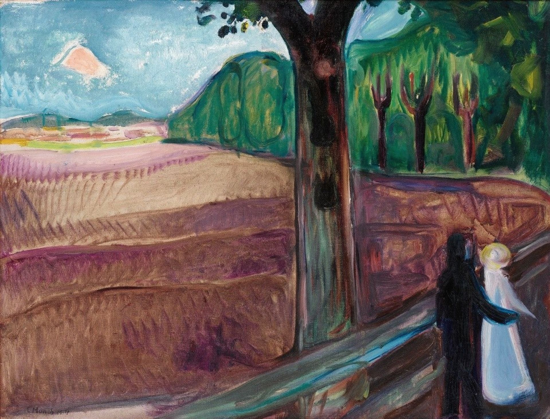 Sommernatt by Edvard Munch