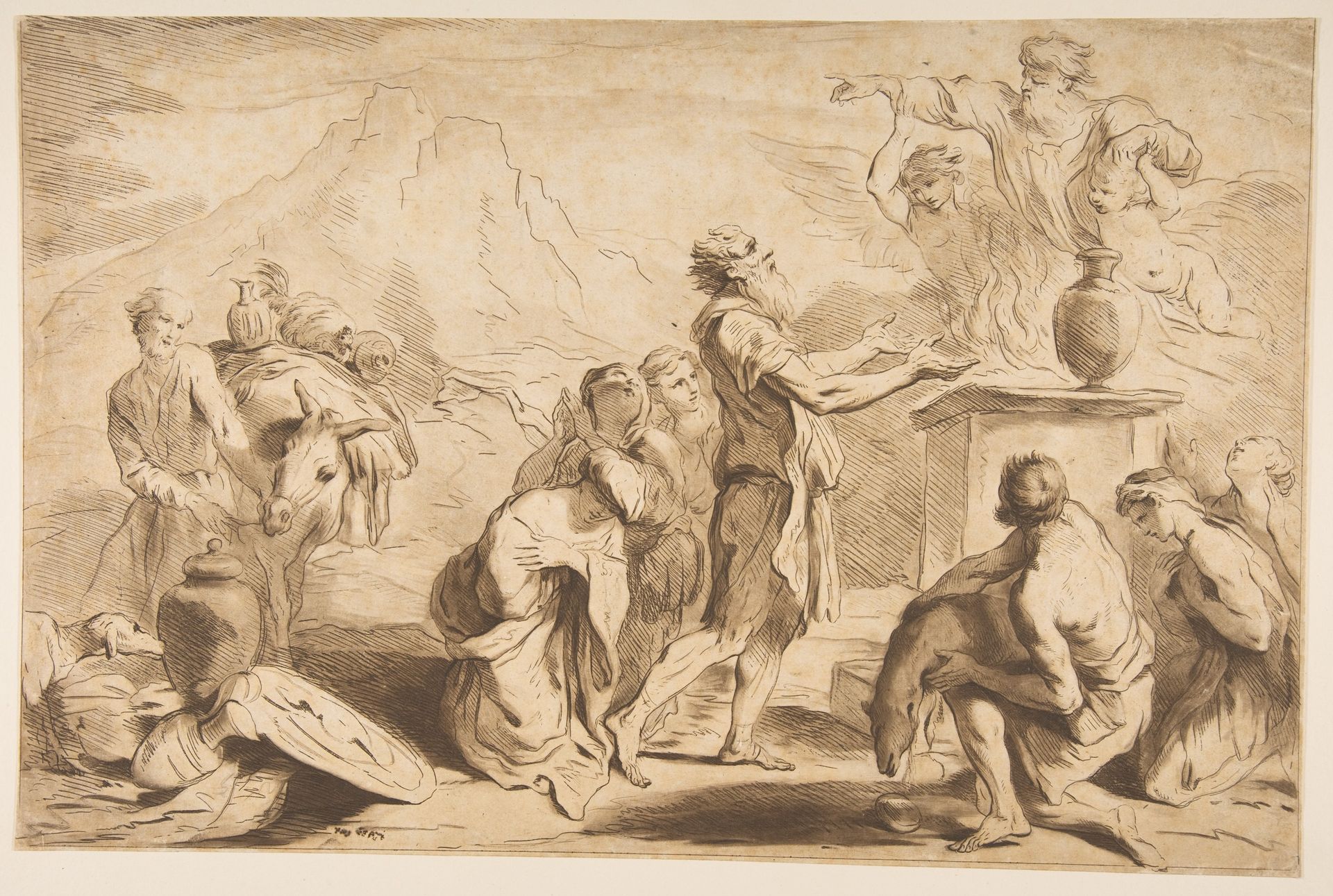 The Sacrifice of Noah by Francesco Bartolozzi