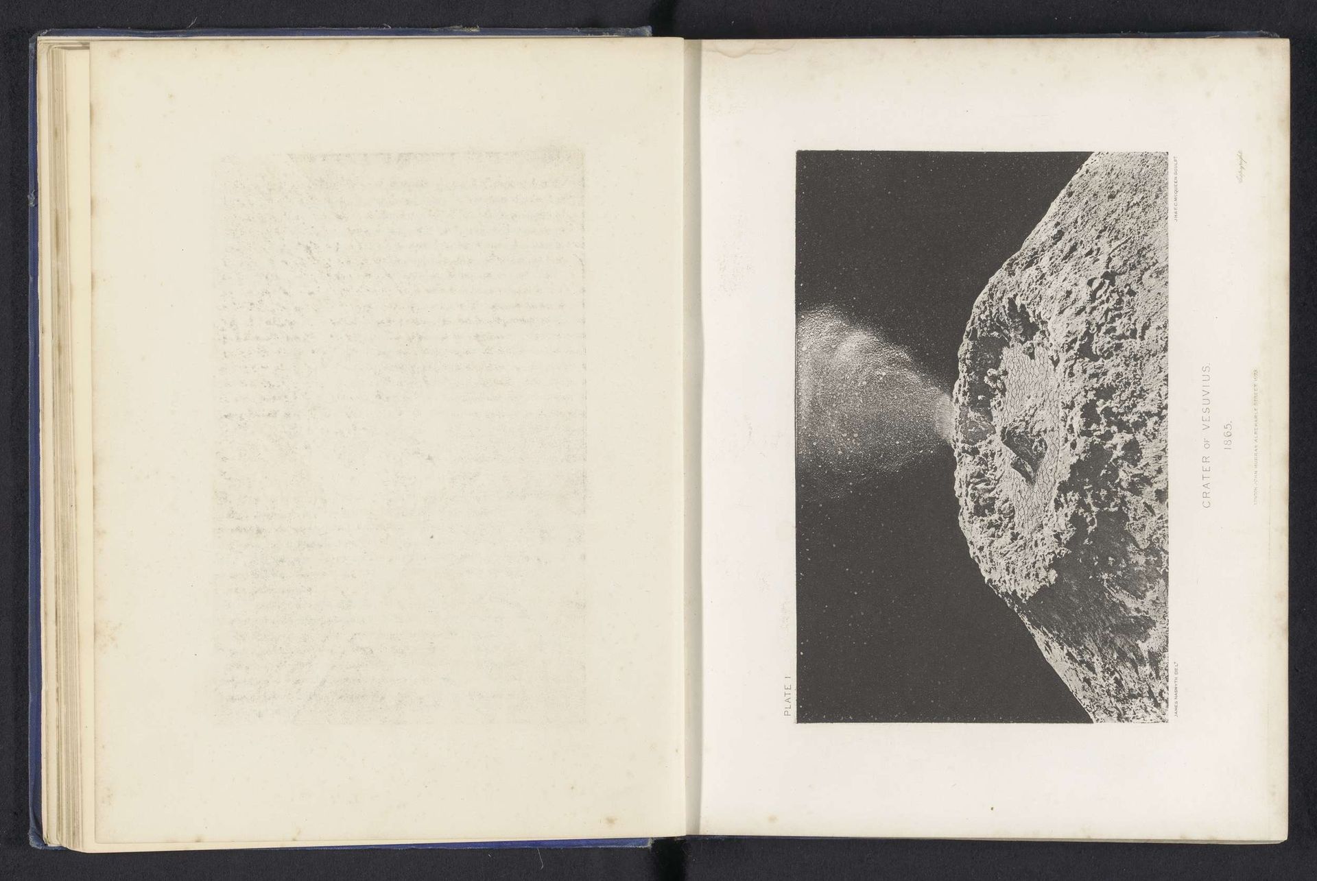 Crater of Vesuvius. 1865. by J.H. & F.C. McQueen
