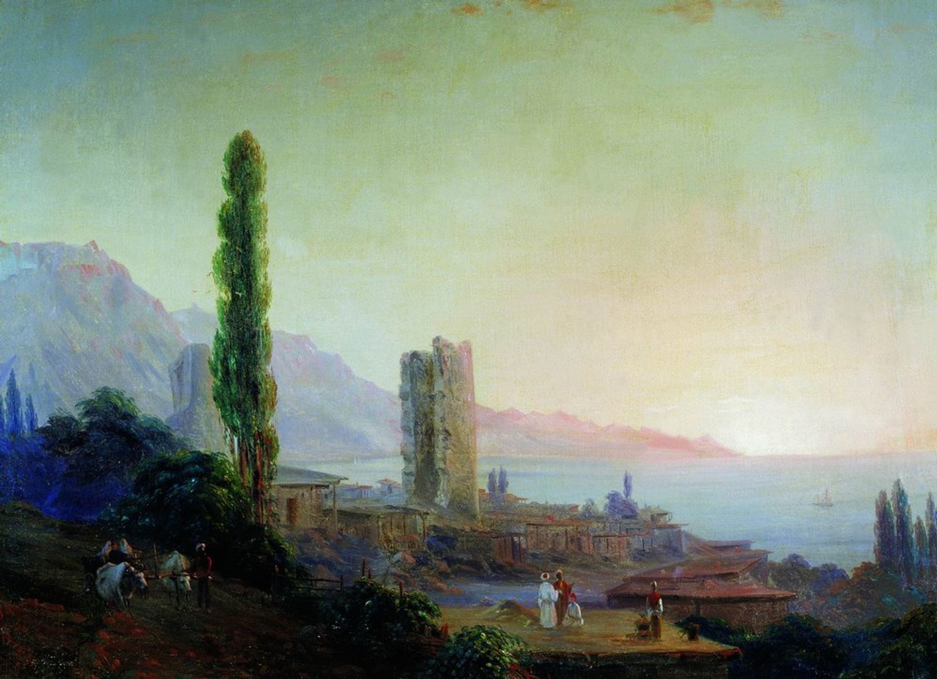 Gurzuf by Ivan Konstantinovich Aivazovsky
