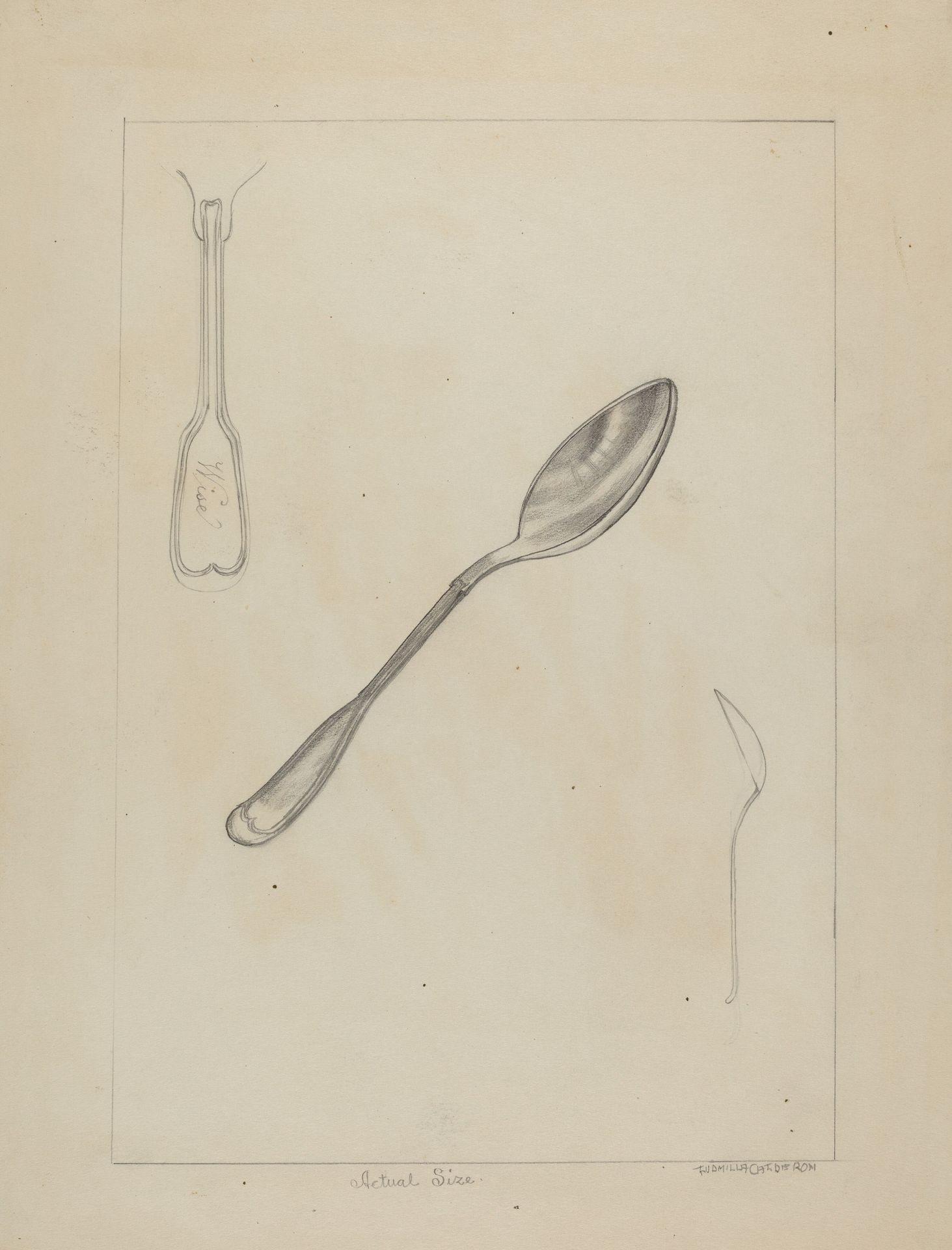 Silver Spoon by Ludmilla Calderon