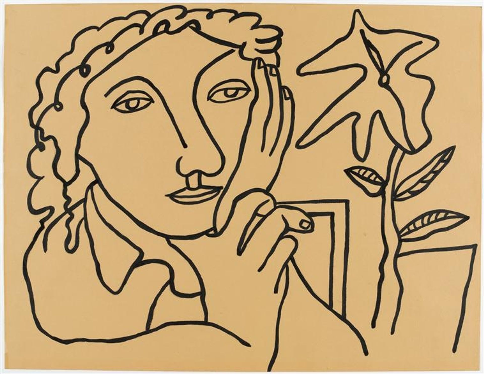 Study of Women at the plant by Fernand Léger
