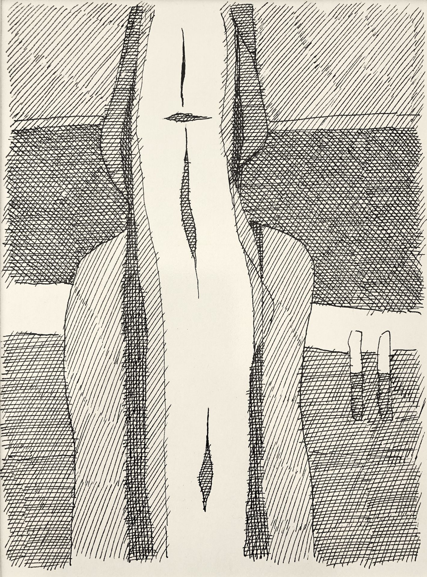 Abstract Composition (Female Image) by Hryhorii Havrylenko