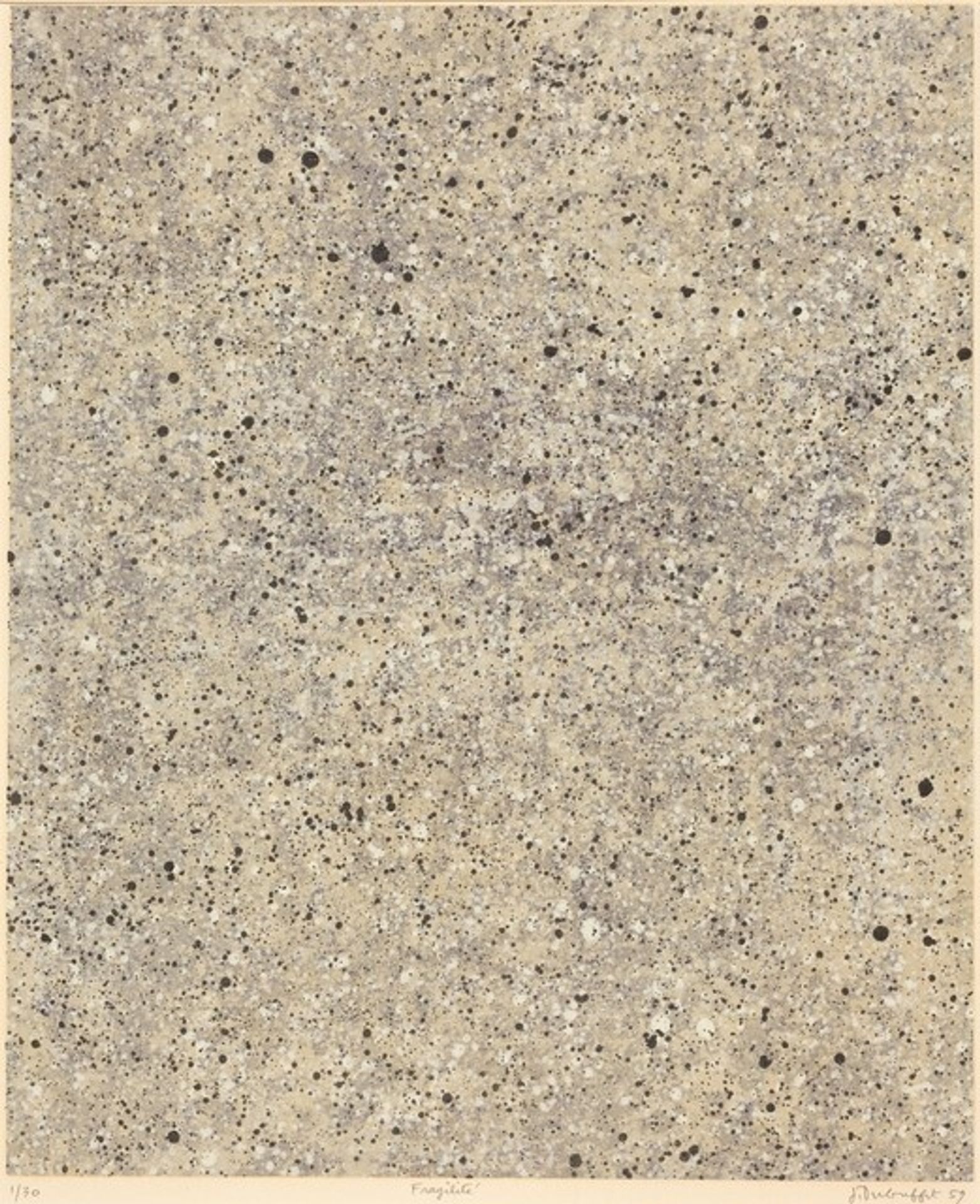 Fragilité by Jean Dubuffet