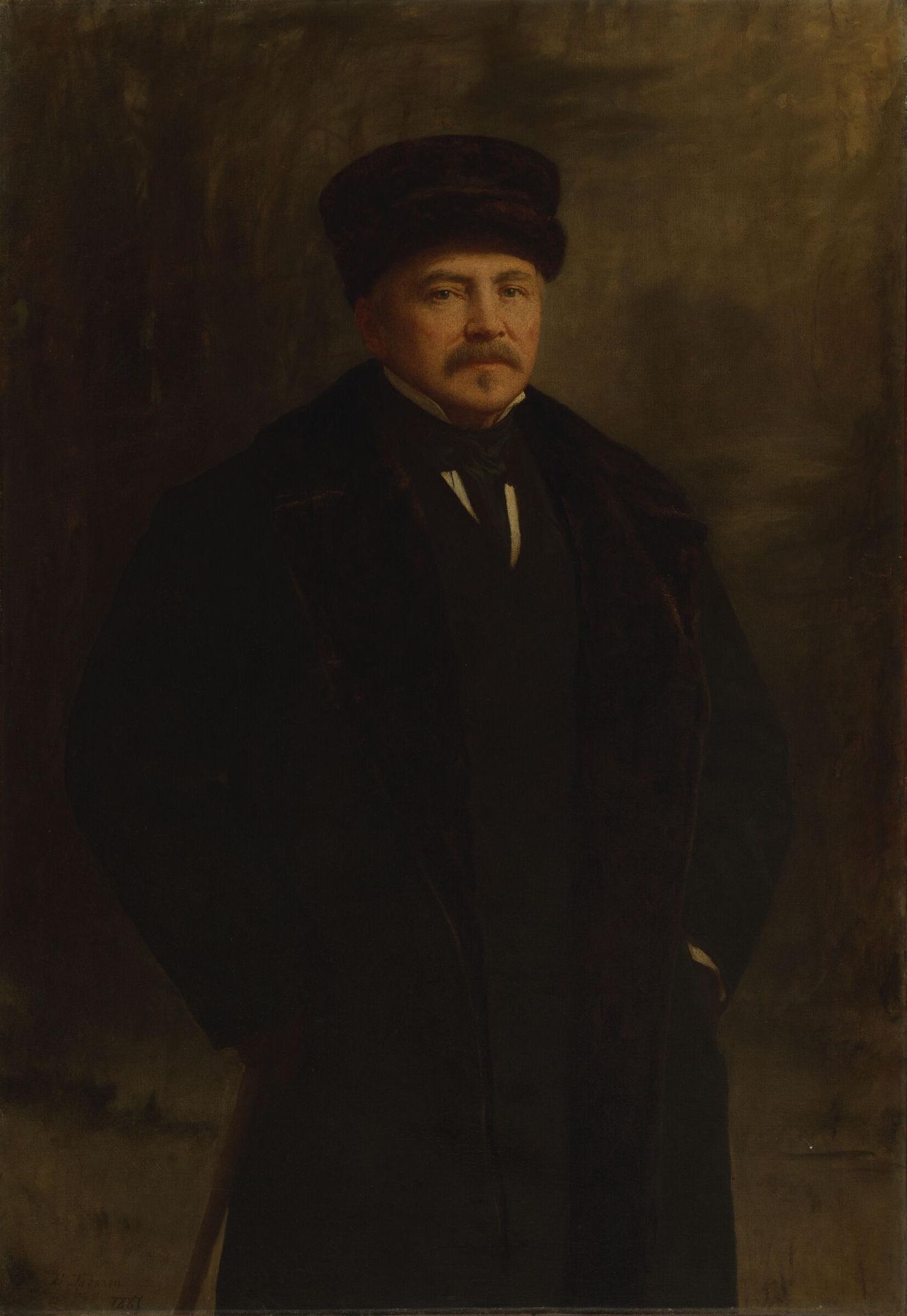 Amos Adams Lawrence (1814-1886) by Eastman Johnson
