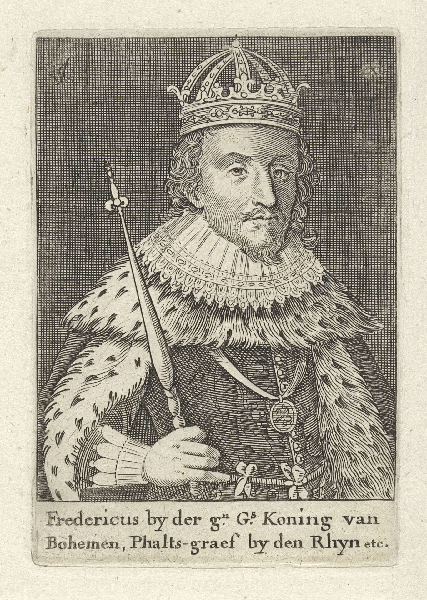 Portret van Frederik V van de Palts by Anonymous