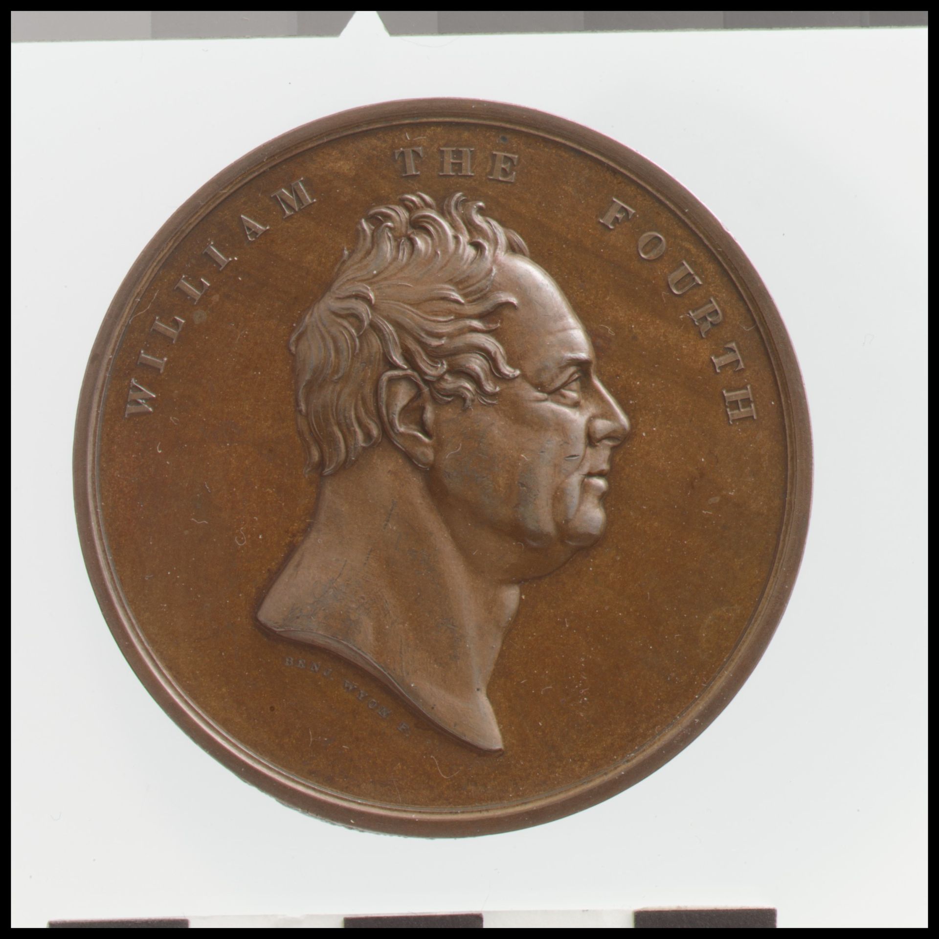 William IV with reverse of London Bridge by Benjamin Wyon