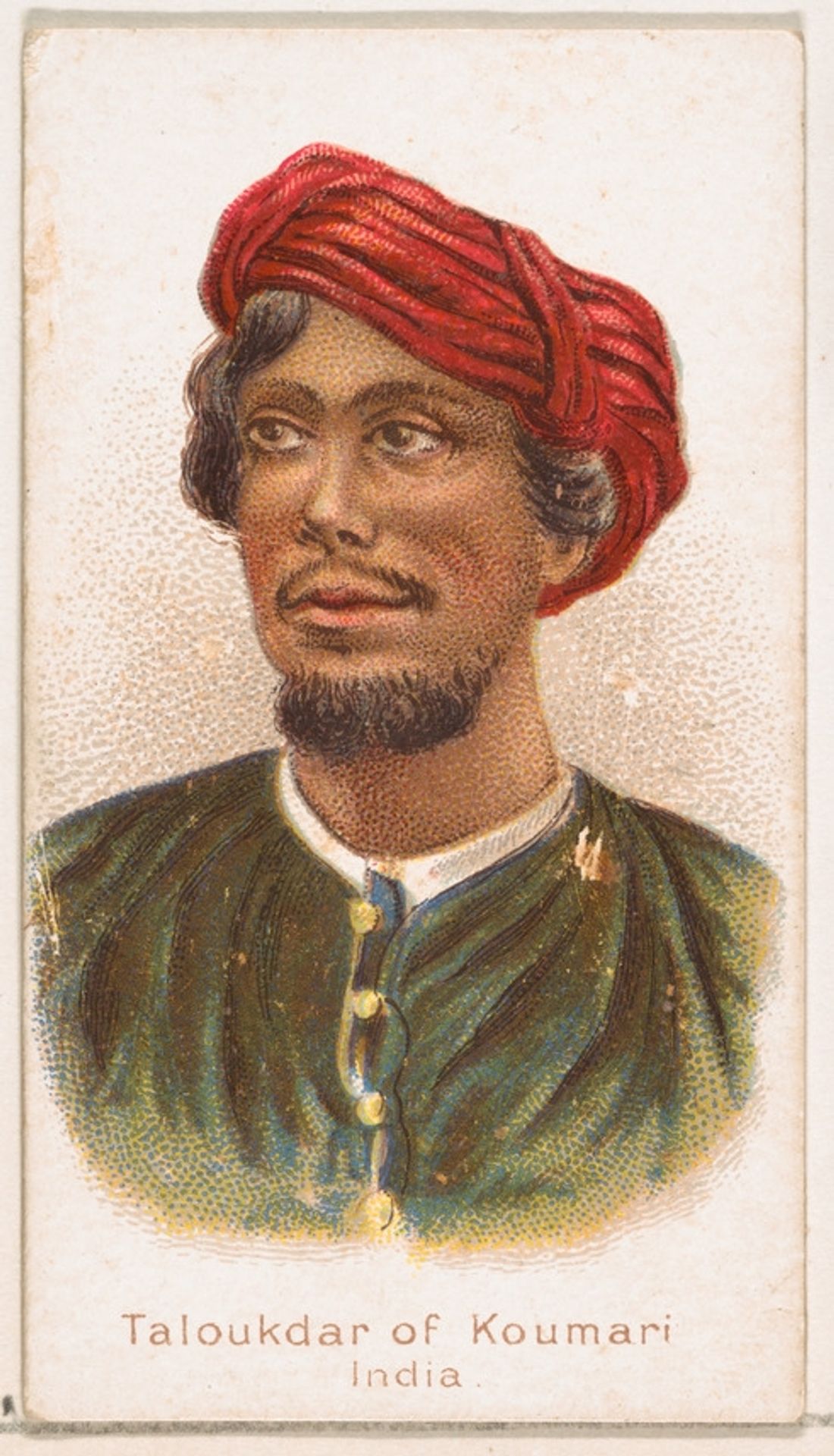 Taloukdar of Koumari, India, from the Savage and Semi-Barbarous Chiefs and Rulers series (N189) issued by Wm. S. Kimball & Co. by William S. Kimball & Company