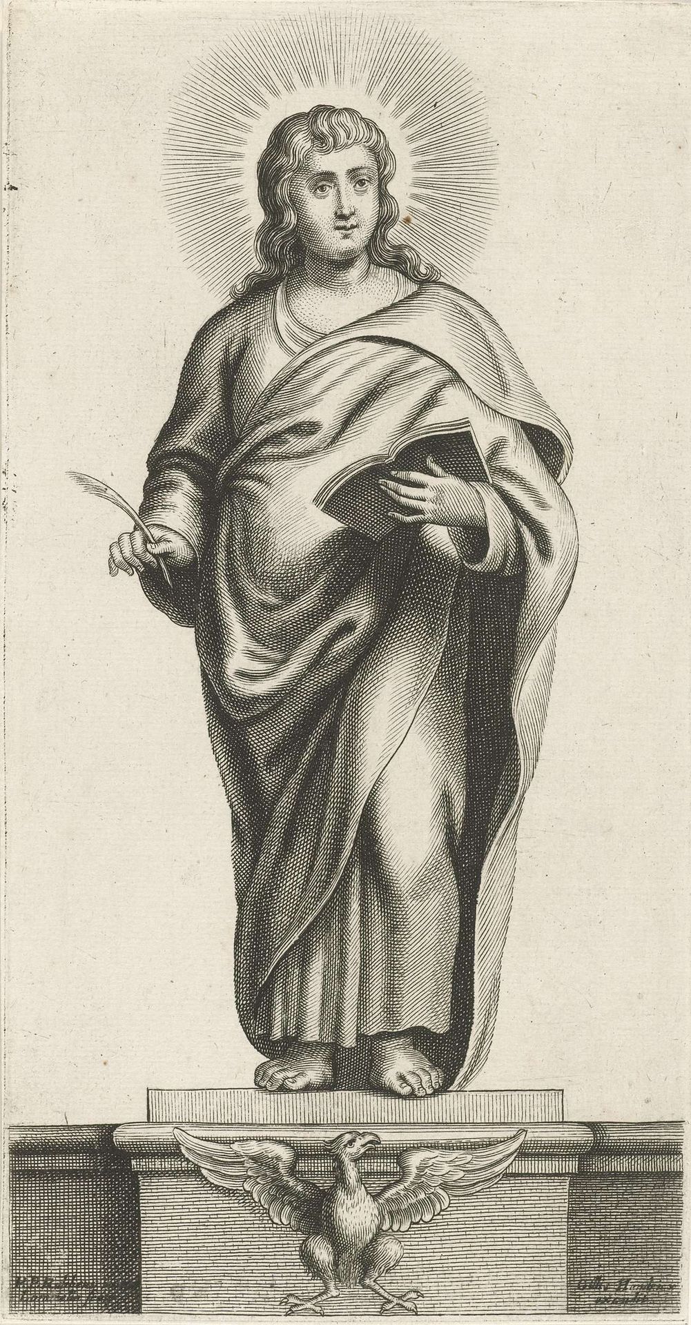 Evangelist Johannes by Adriaen Lommelin