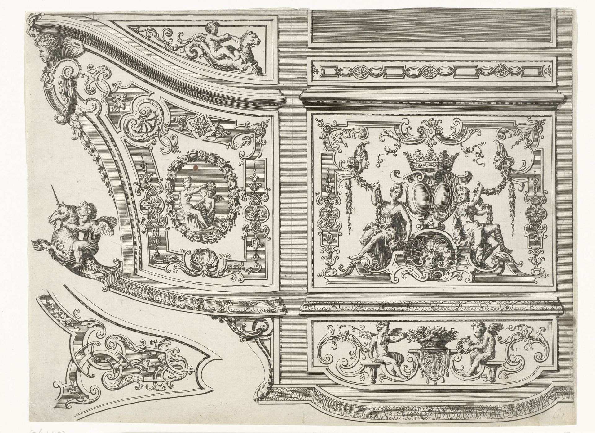Zijkant van koets by Moritz Bodenehr