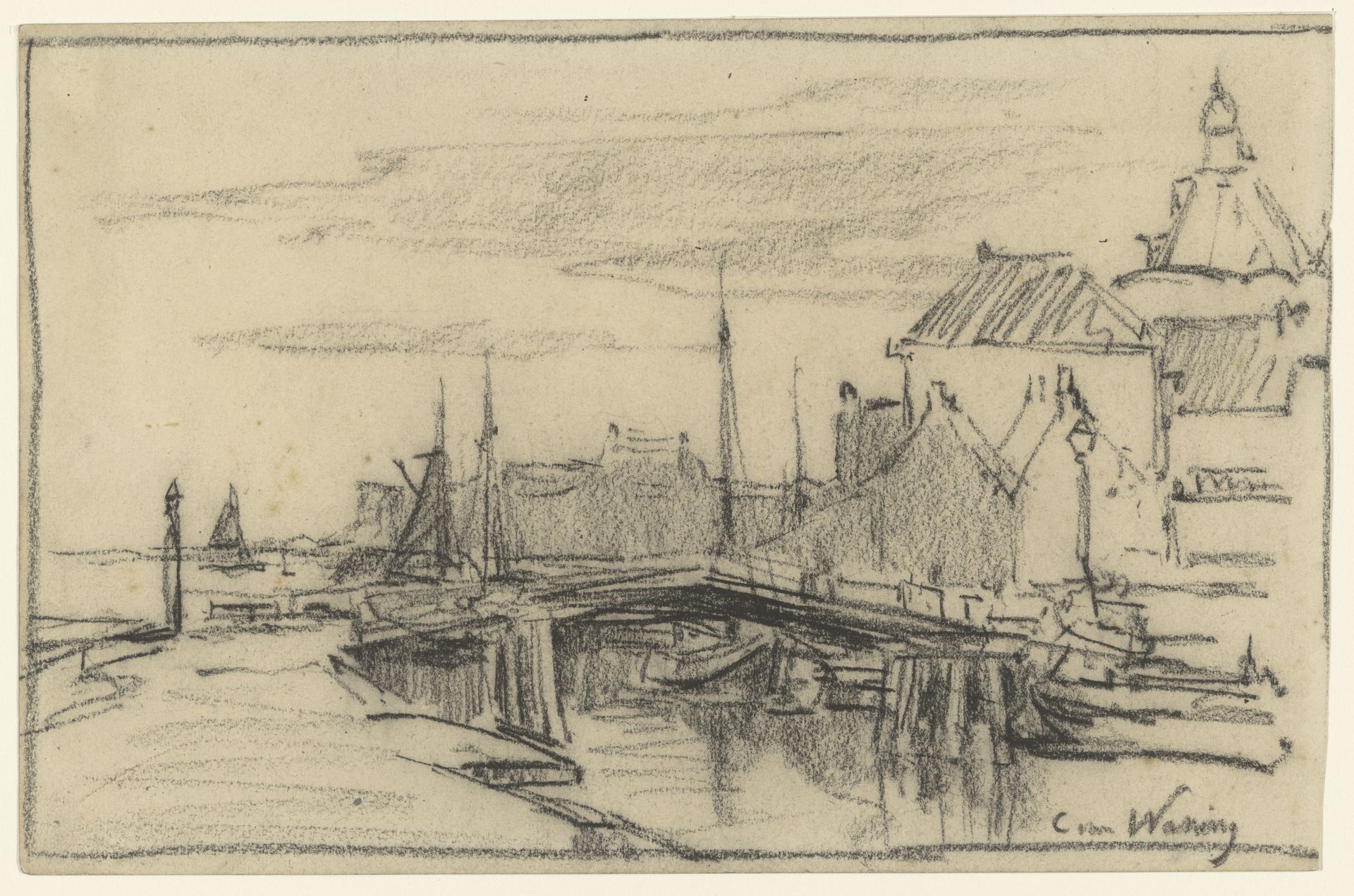 Haven van Enkhuizen by Kees van Waning