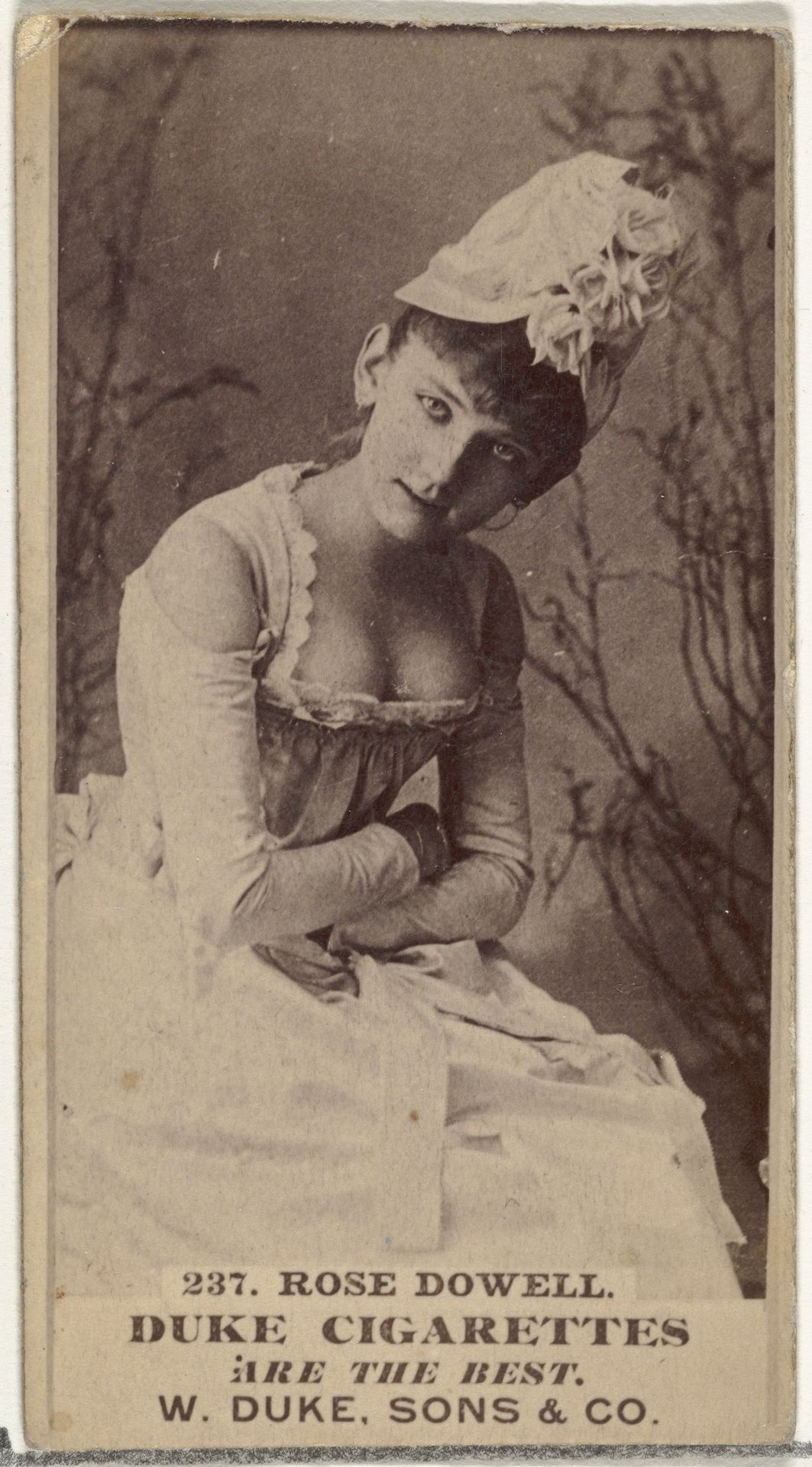 Card Number 237, Rose Dowell, from the Actors and Actresses series (N145-6) issued by Duke Sons & Co. to promote Duke Cigarettes by W. Duke, Sons & Co.