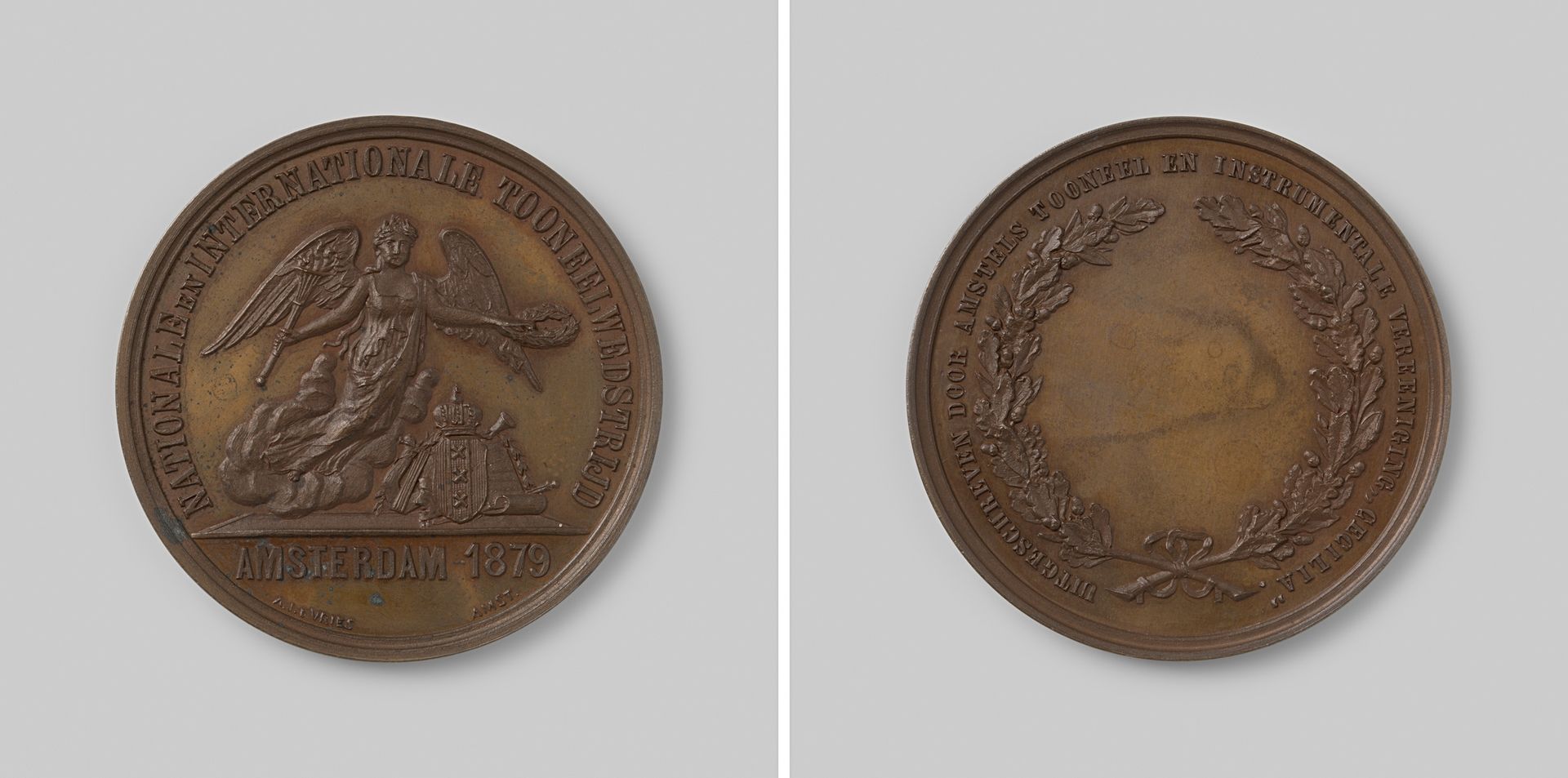Nationale en internationale toneelwedstrijd te Amsterdam, uitgeschreven door Amstels Toneel- en Instrumentale Vereeniging "Cecilia" by Alexander Isaac de Vries