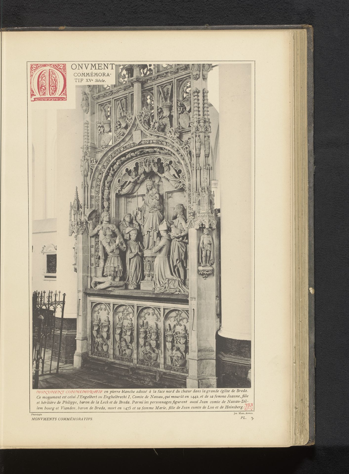 Herdenkingsmonument in de Grote Kerk te Breda by Anonymous